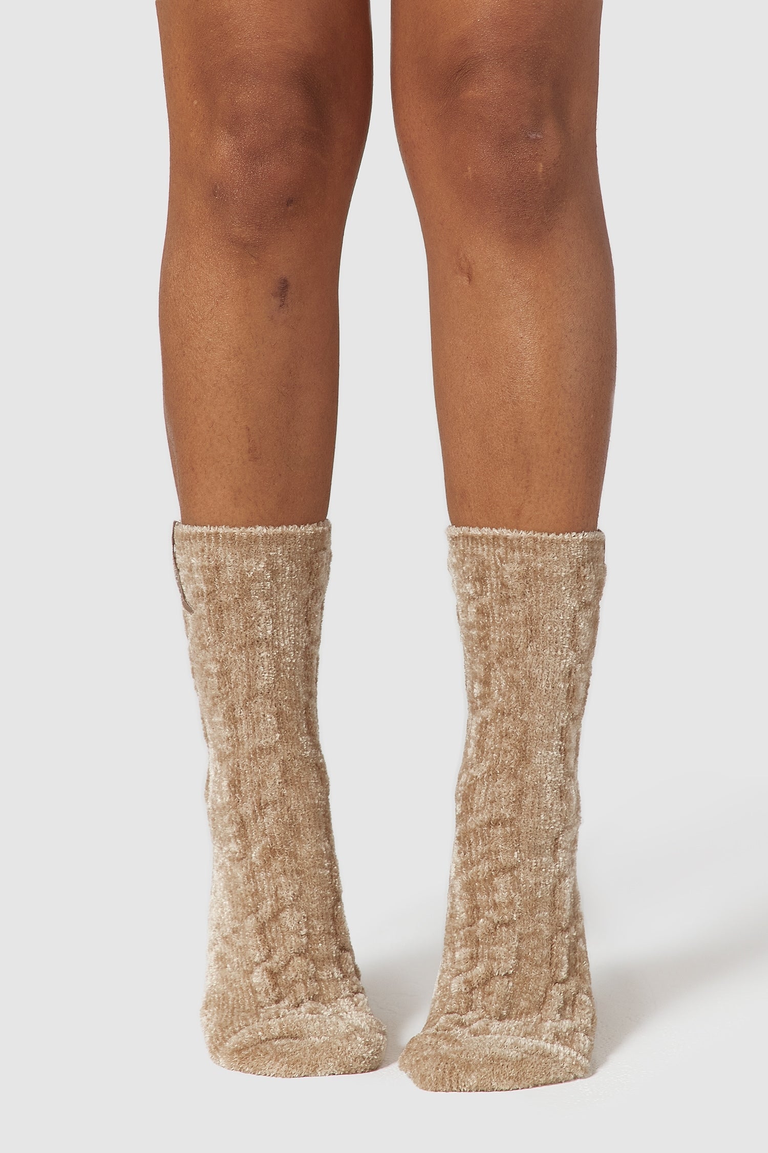 Chenille Gebreide Sokken | Aslayy, S-M
