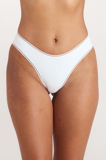 Comfort Brazilian Slip - Wit