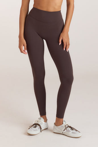 ContourSoft™ Klassieke Legging - Donker Chocoladekleurig