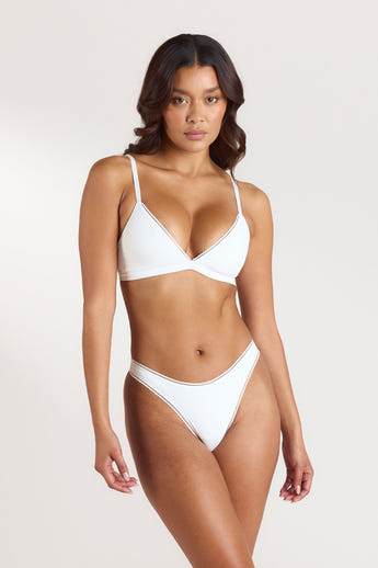 Comfort Triangle Bralette - Wit