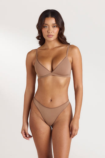 Comfort Triangle Bralette - Hazelbruin