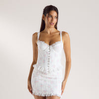 Josephine Corset Top - Wit