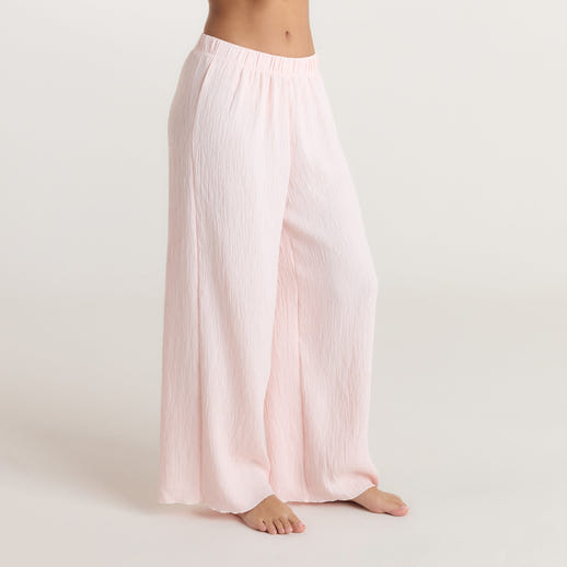Crinkle Pyjamabroek - Roze