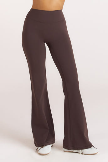 ContourSoft Uitlopende Leggings - Donker Chocoladekleurig alternate