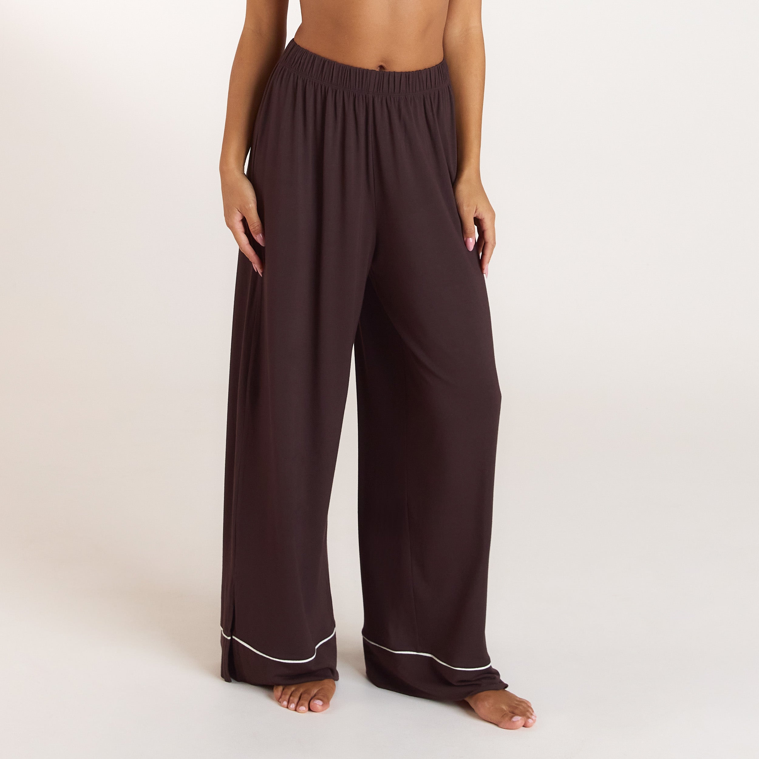Modal Pyjama Broek - Donker Chocoladekleurig