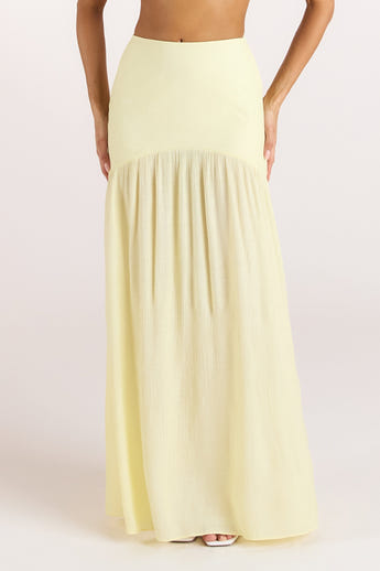 Sheer Maxi-rok - Citroen