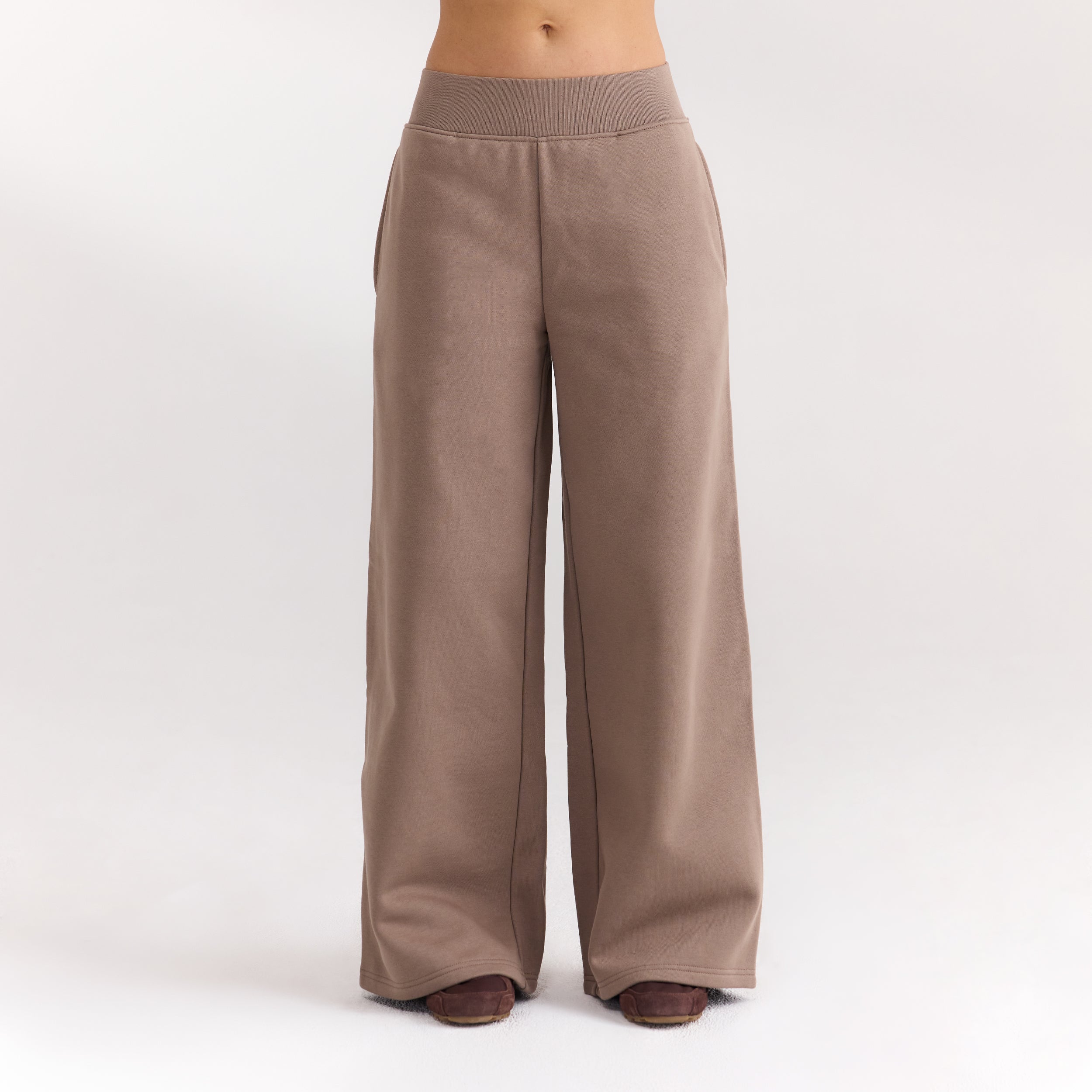 Joggingbroek met rechte pijpen - Mushroom