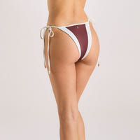 Monaco Tie Side Brazilian Bikini Slip - Pruim