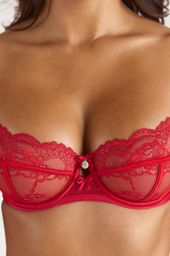 Adelyn Balcony BH - Aardbeienjam