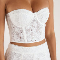 Lace Corset Top - Wit