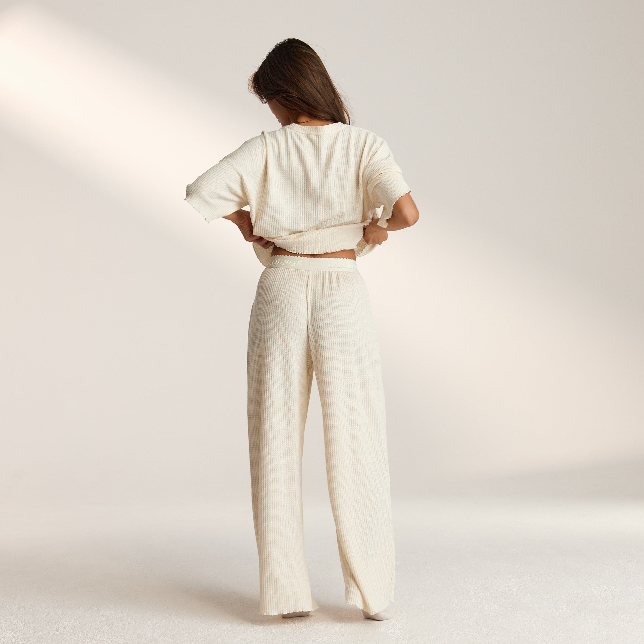 Soft Waffle Pyjama Broek | Leidy, XS