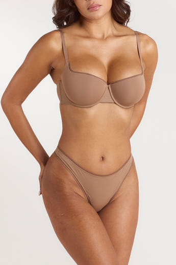 Comfort Extreme Push-Up Balconette BH - Hazelbruin