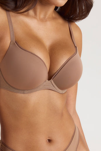 Comfort Hoge Push-Up BH - Hazelbruin alternate