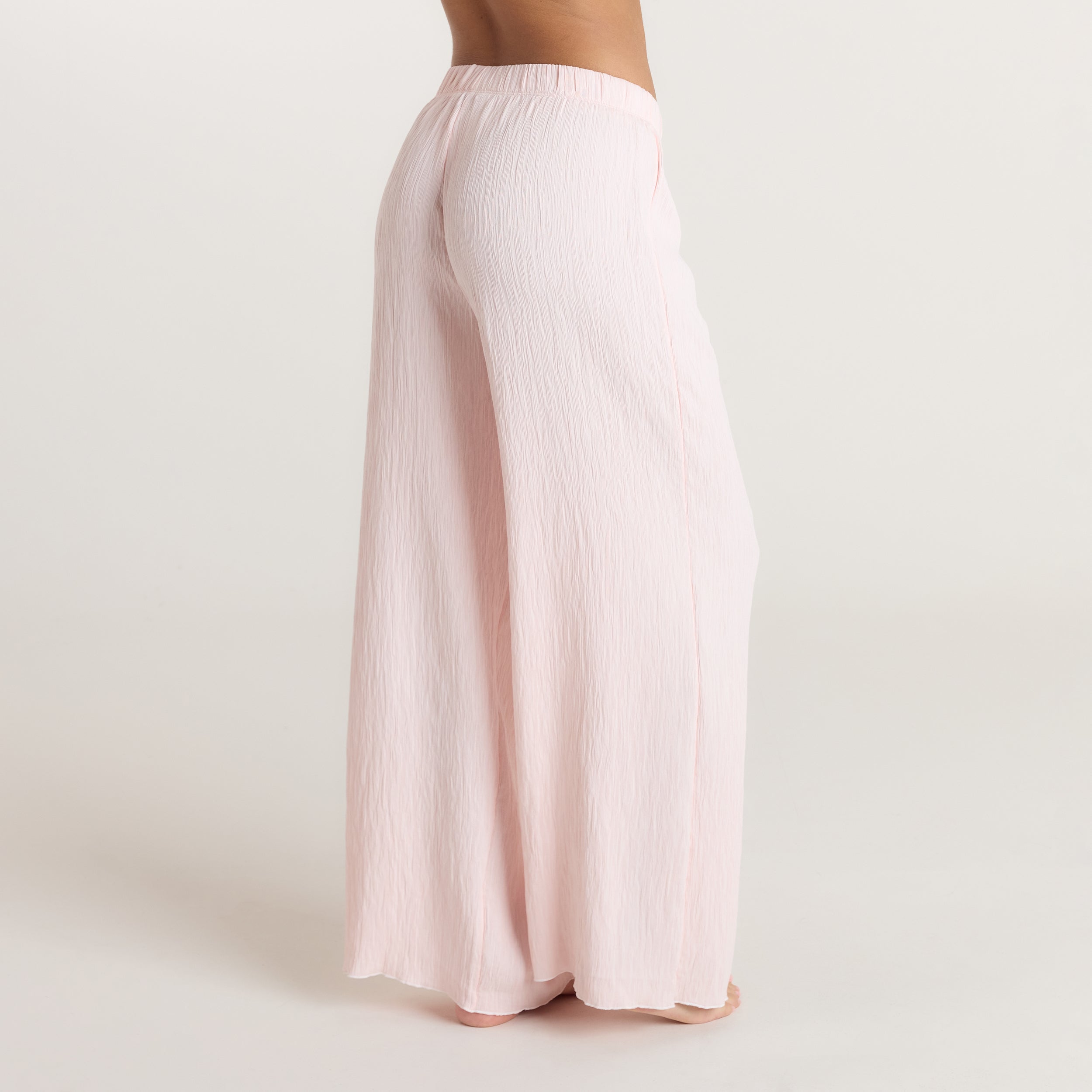 Crinkle Pyjamabroek | Crinkle Pyjamabroek - Roze