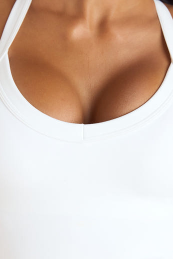 ContourSoft™ Cami-top met V-hals - Wit alternate