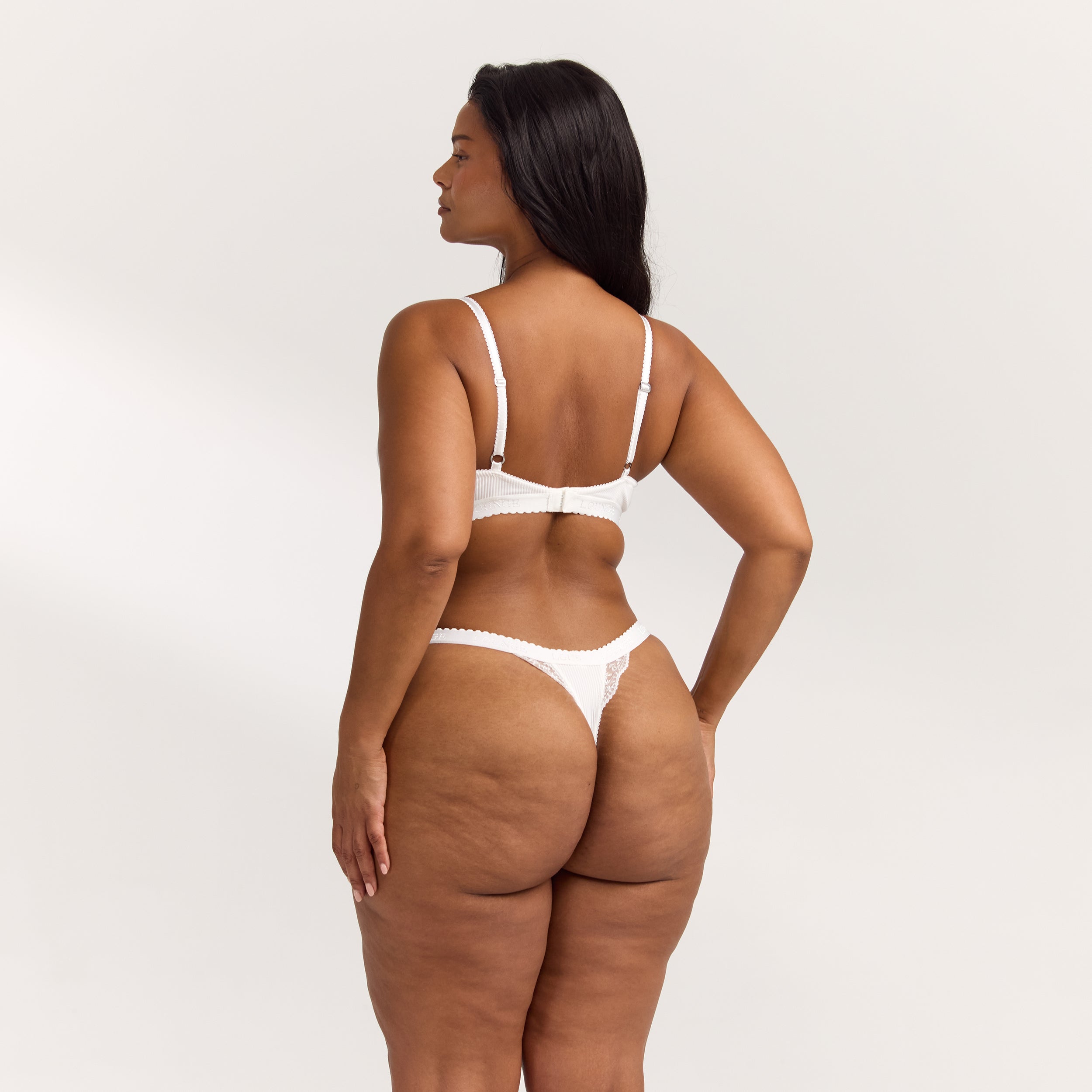 Ribbed Balcony BH | Ribbed Balcony BH - Wit