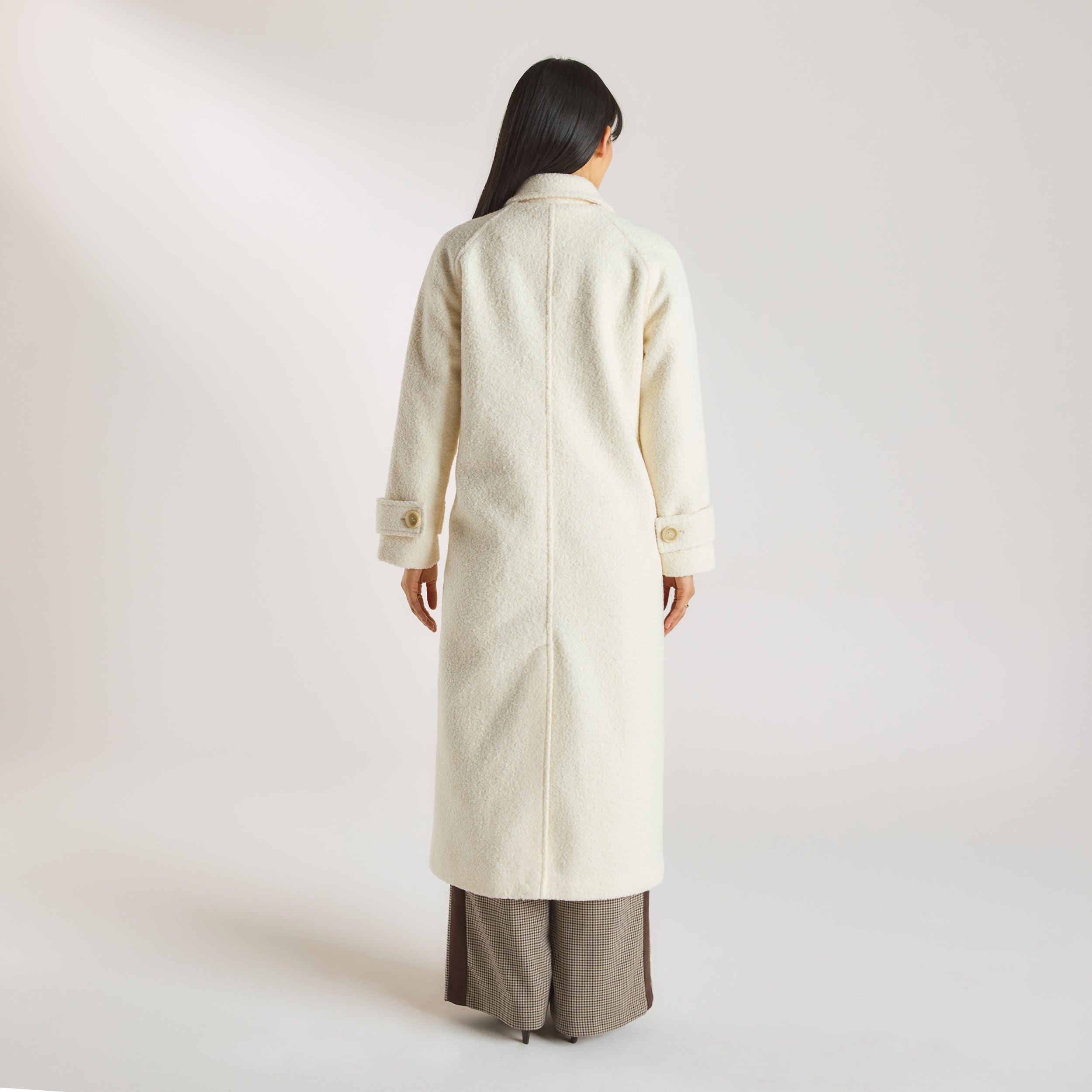Shearling Coat | Shearling Coat - Crème