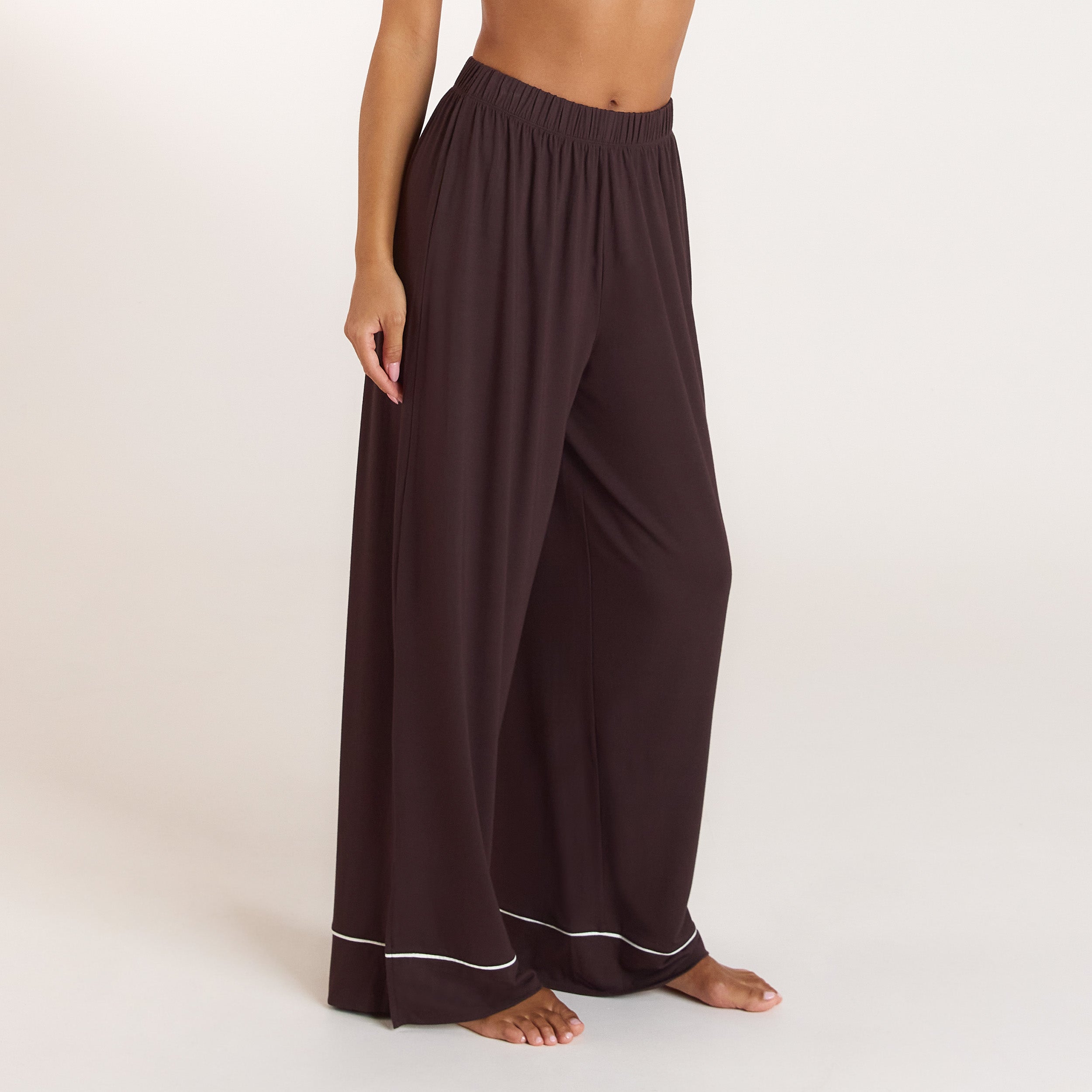 Modal Pyjama Broek - Donker Chocoladekleurig alternate