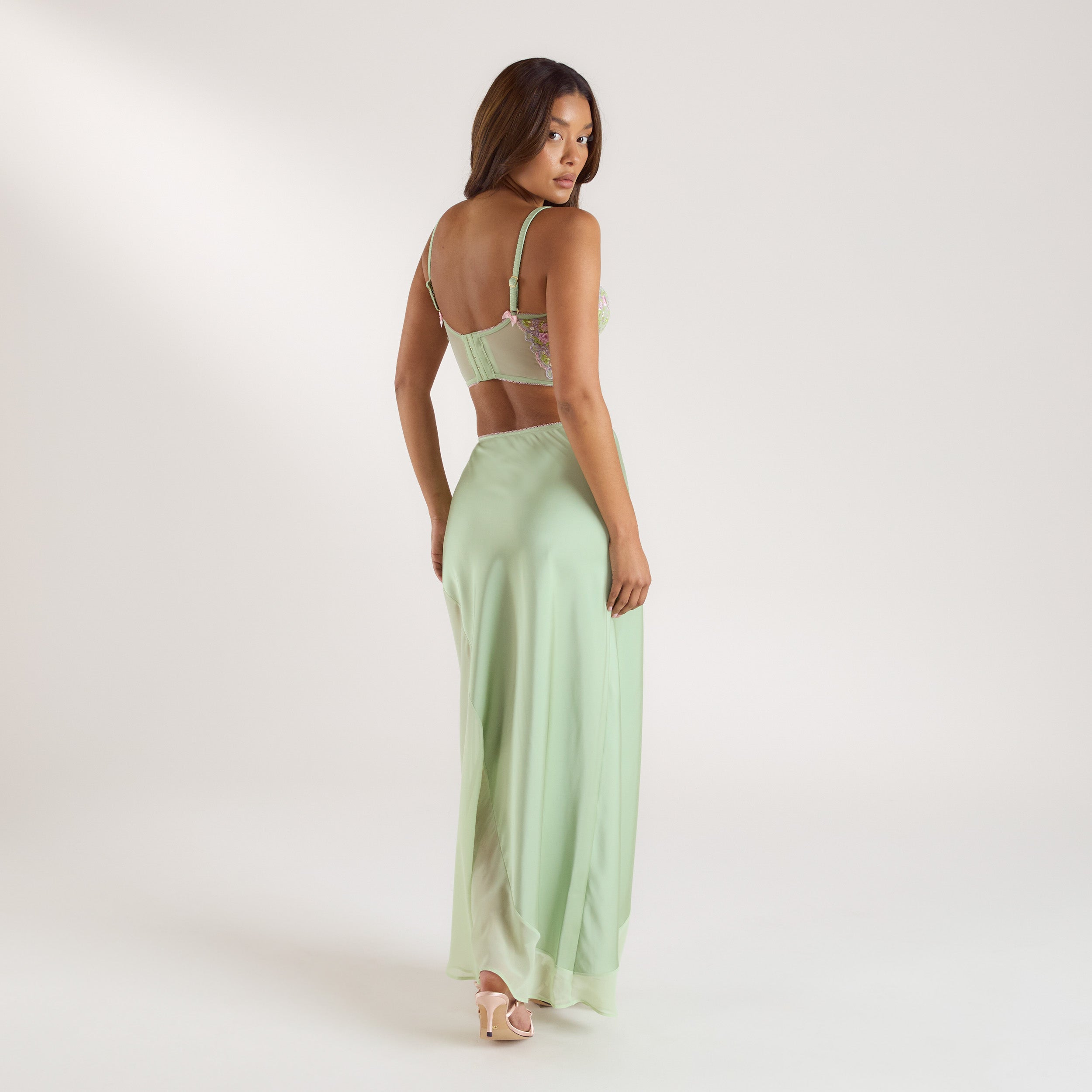 Elyssia Longline BH & Rok | Elyssia Longline BH (Set) - Groen