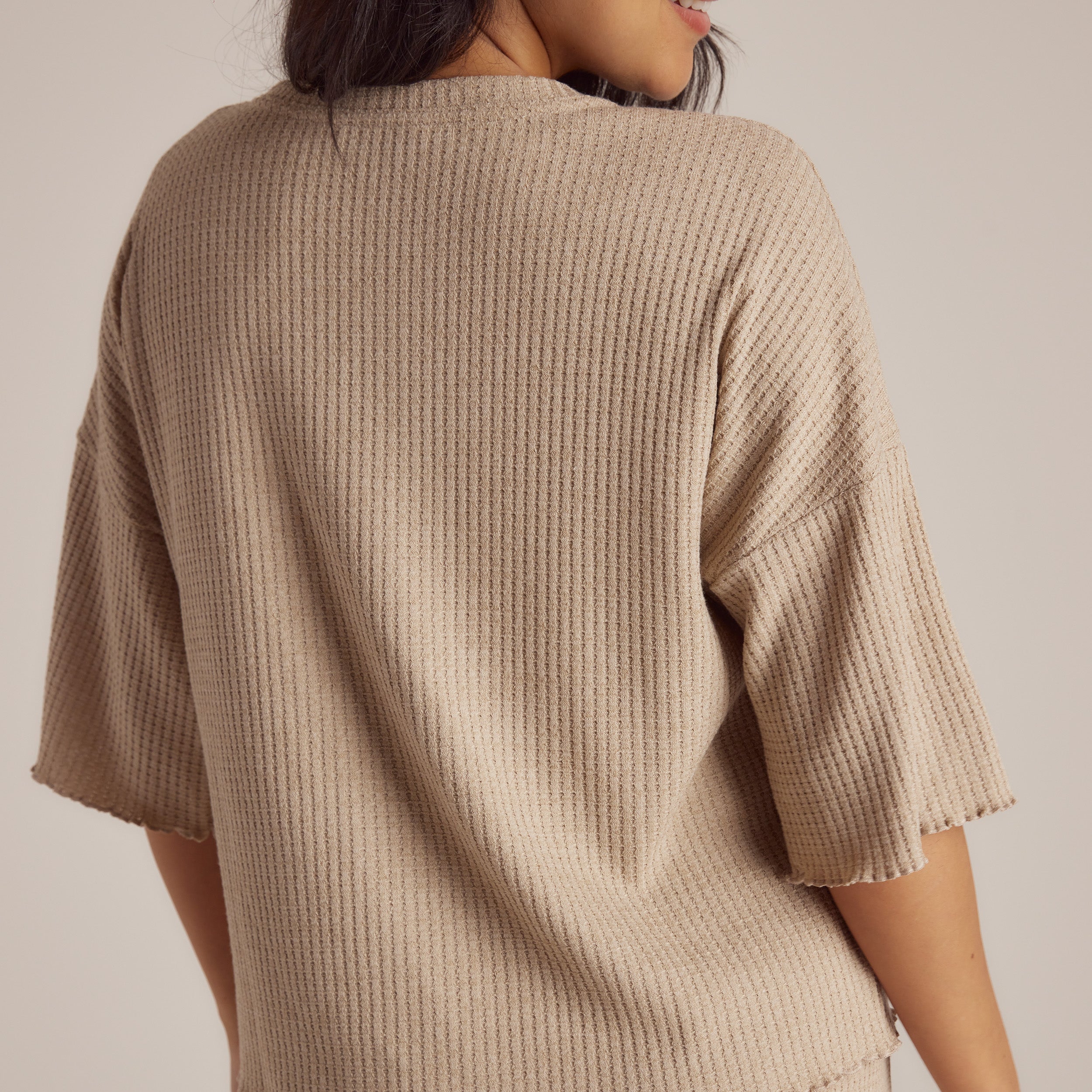 Soft Waffle Pyjama Top | Imaani, S