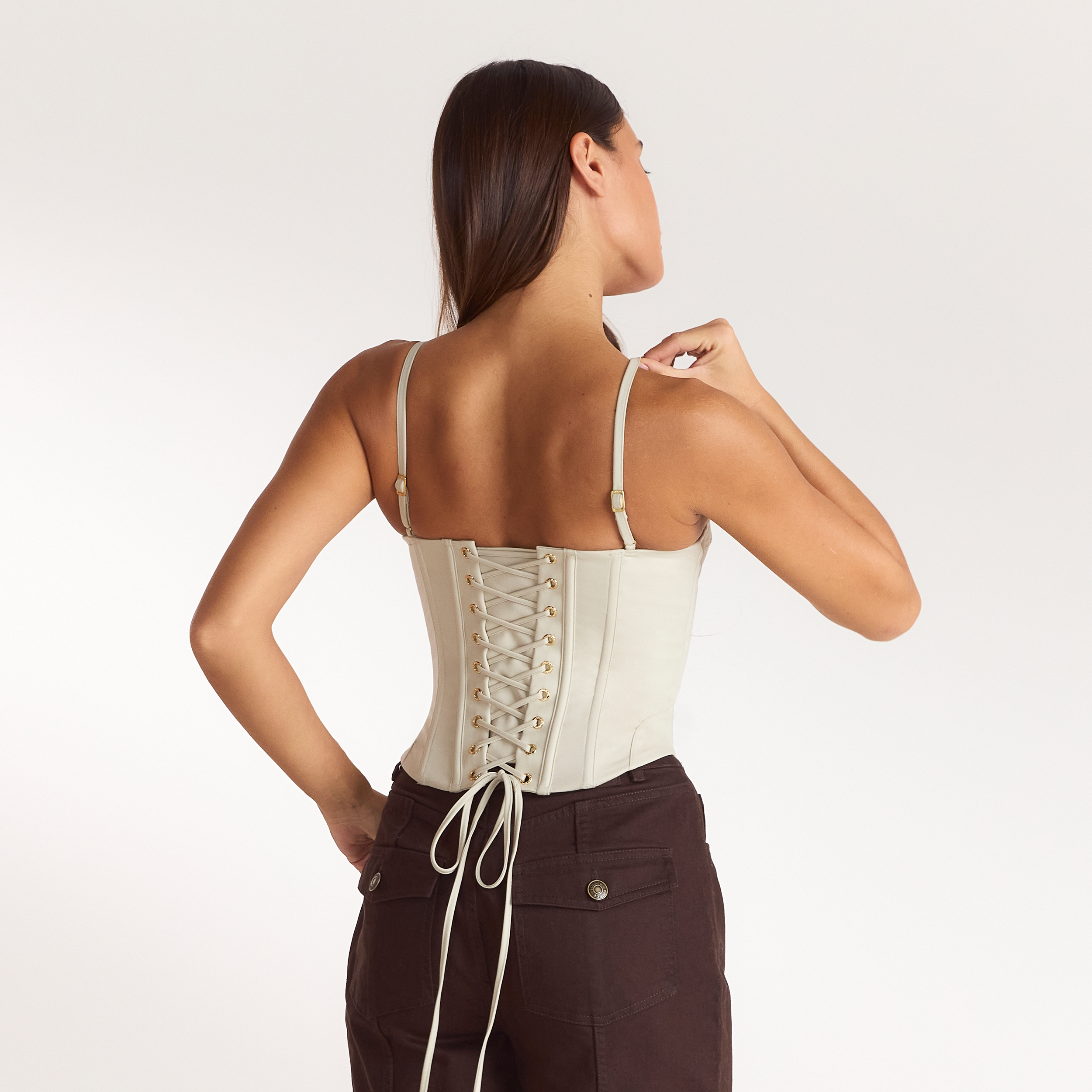 Corrigerende corsettop | Corrigerende corsettop - Steen