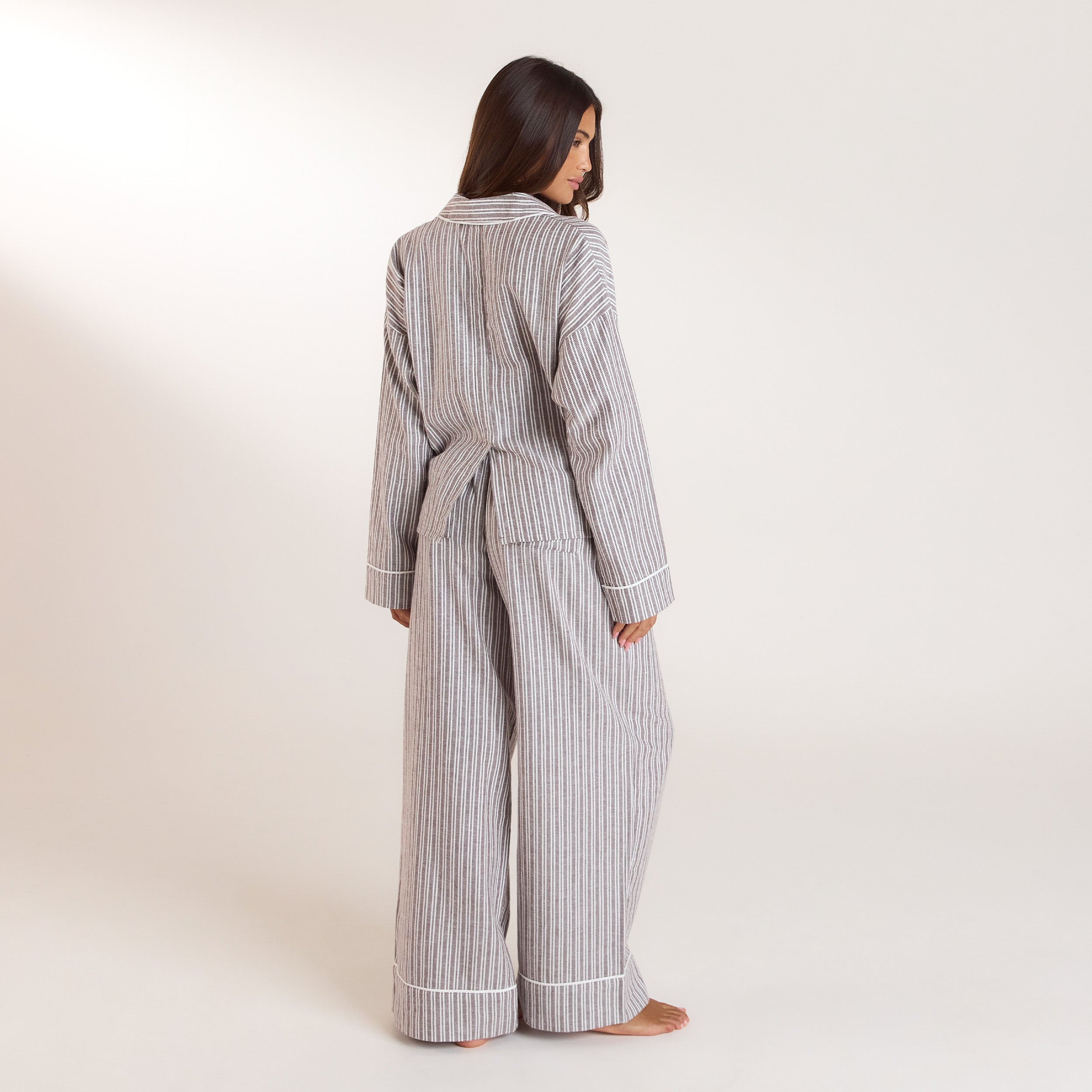 Stripe Pyjama Broek | Stripe Pyjama Broek - Chocolade