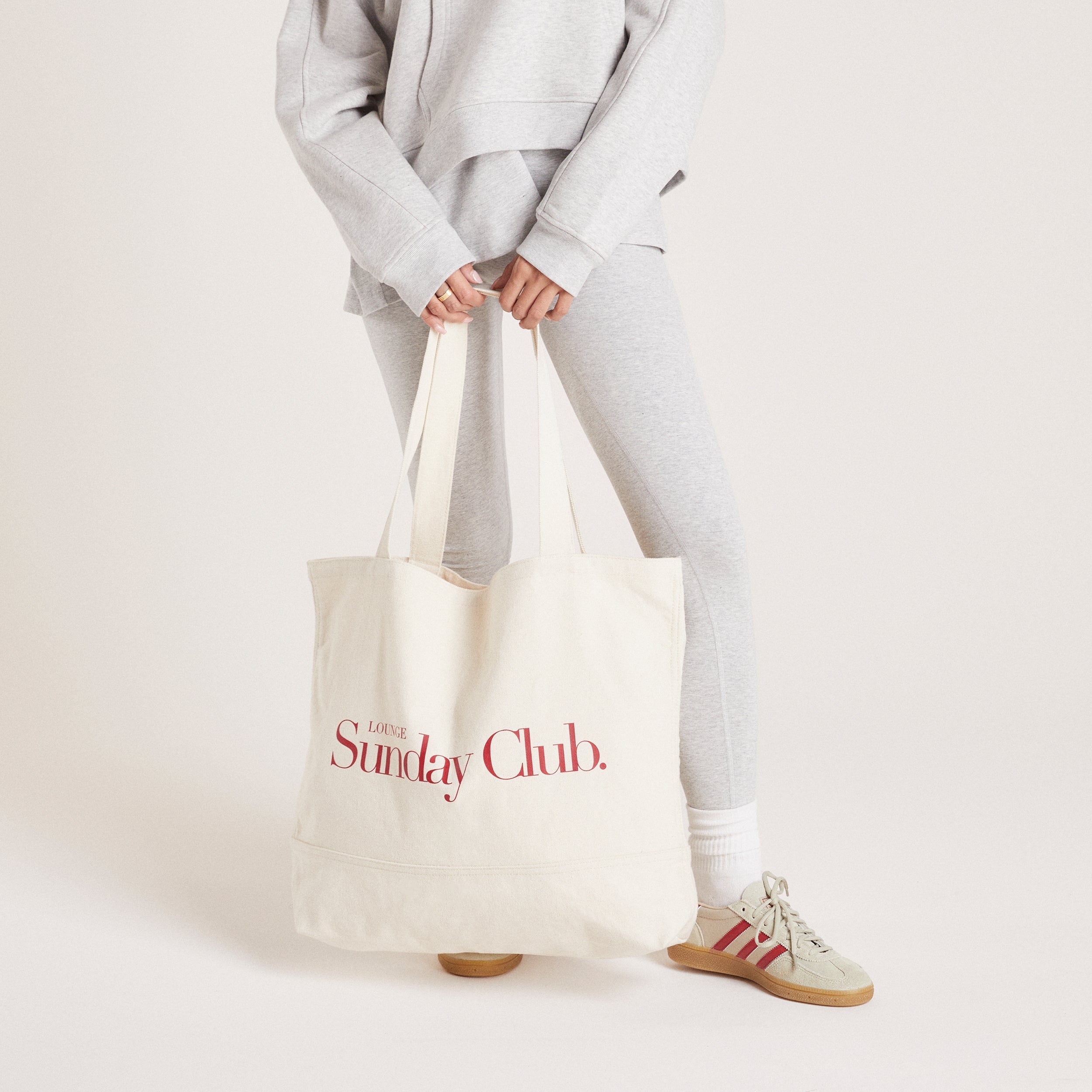 Cotton Canvas Tote Bag | Cotton Canvas Tote Bag - Crème