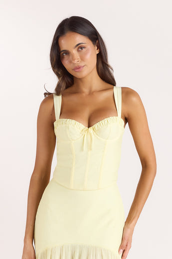Wired Corset Top - Citroen alternate