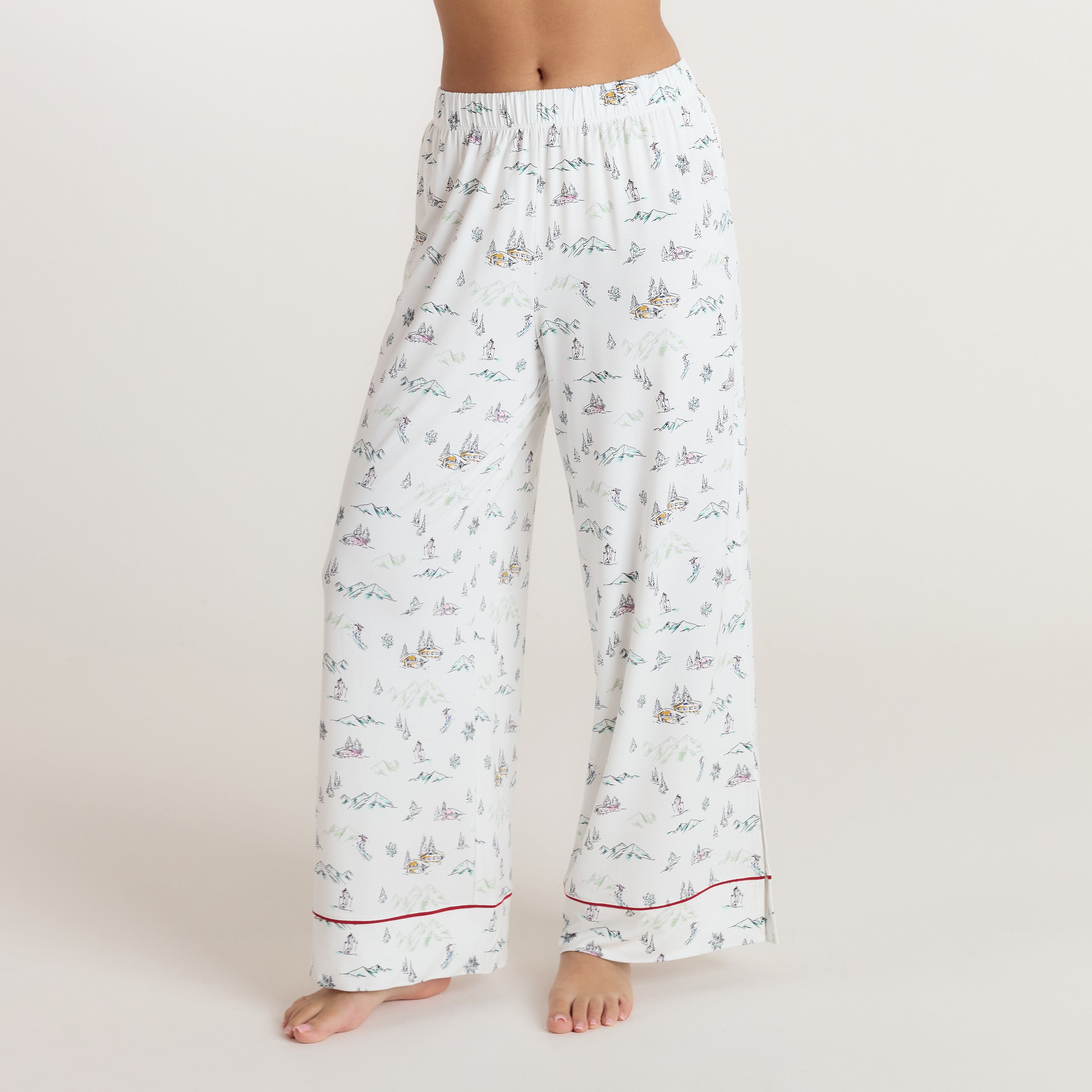 Alpine Dreams Pyjamabroek | Alpine Dreams Pyjamabroek - Ski-print
