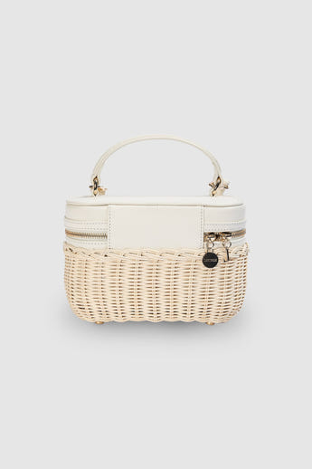 Arlowe Basket Bag - Crème