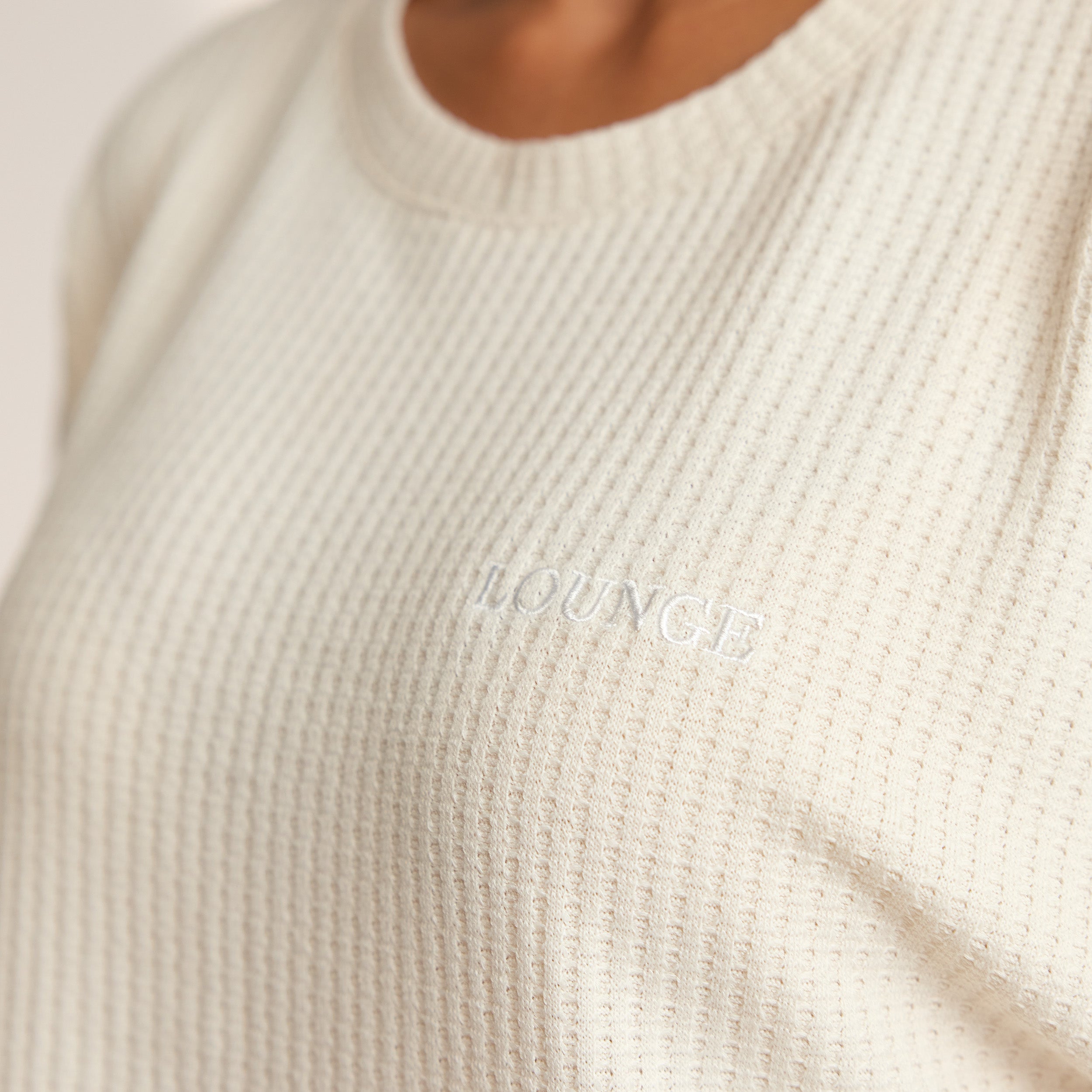 Soft Waffle Pyjama Top | Leidy, XS