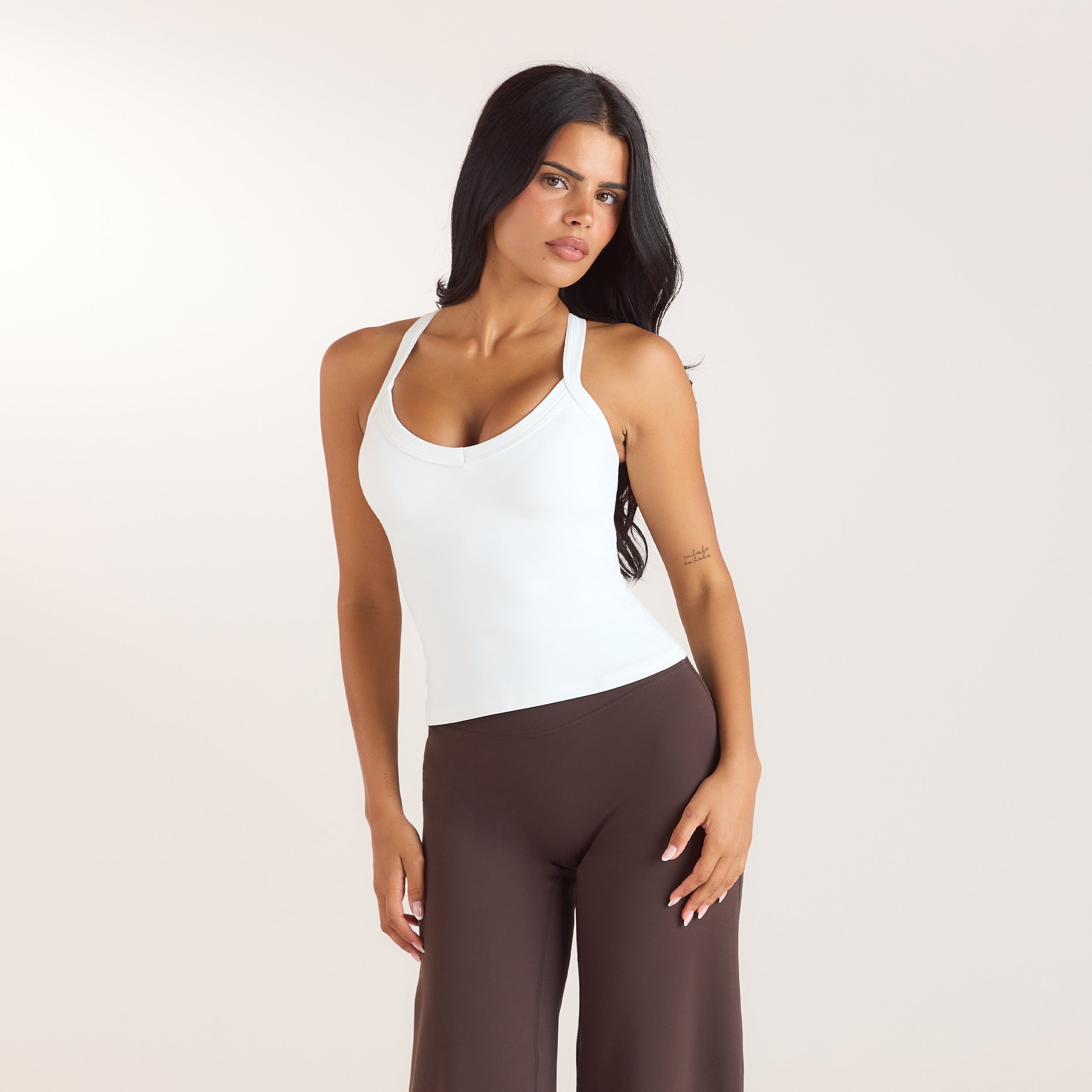 ContourSoft™ Cami-top met V-hals | ContourSoft™ Cami-top met V-hals - Wit