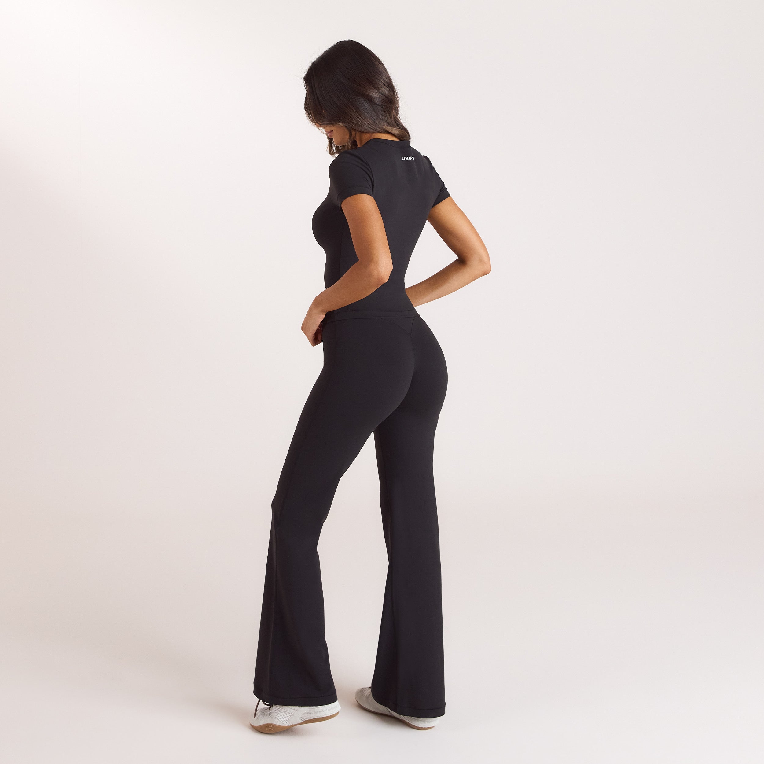 ContourSoft Uitlopende Leggings | ContourSoft Uitlopende Leggings - Zwart