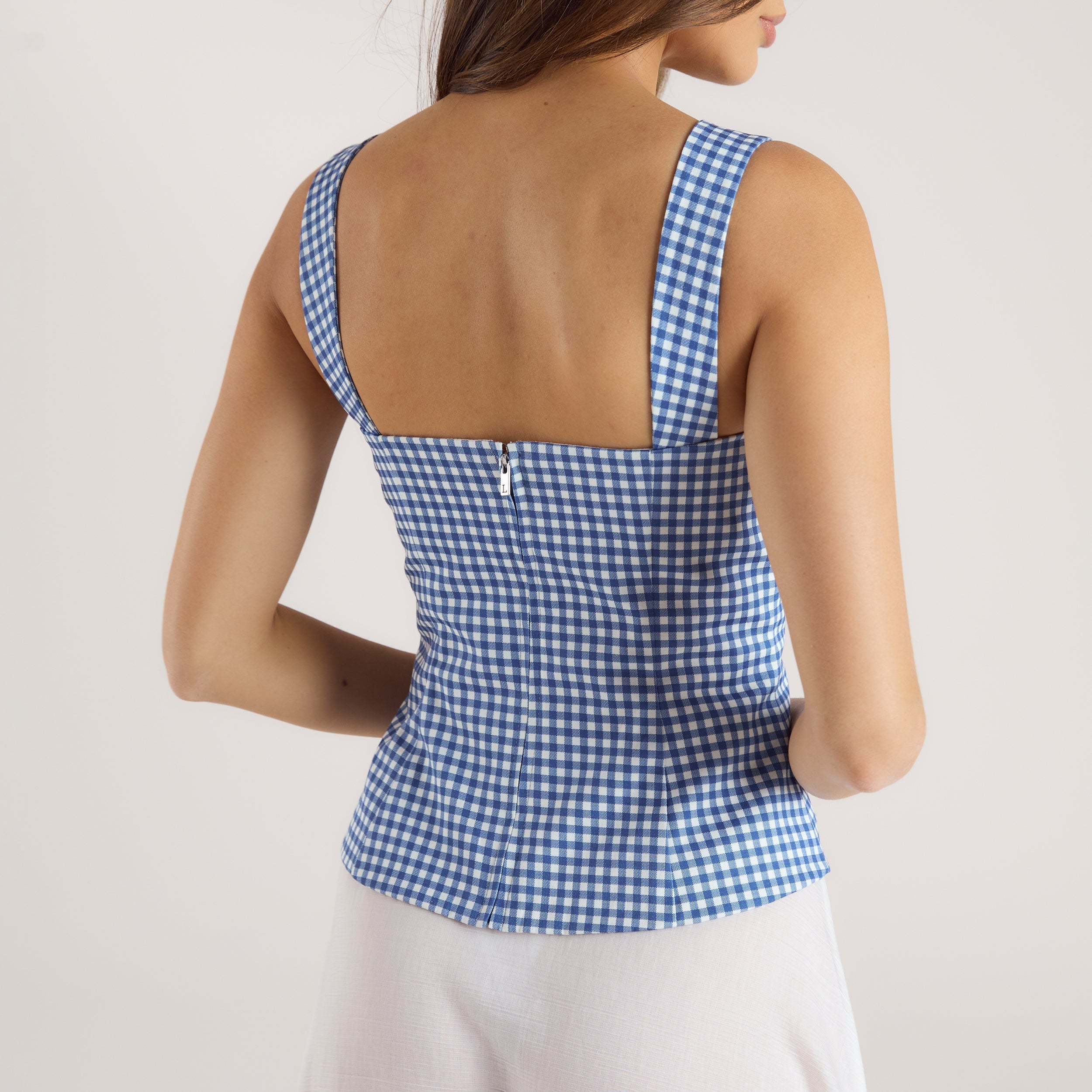 Corset Top | Corset Top - Blauw