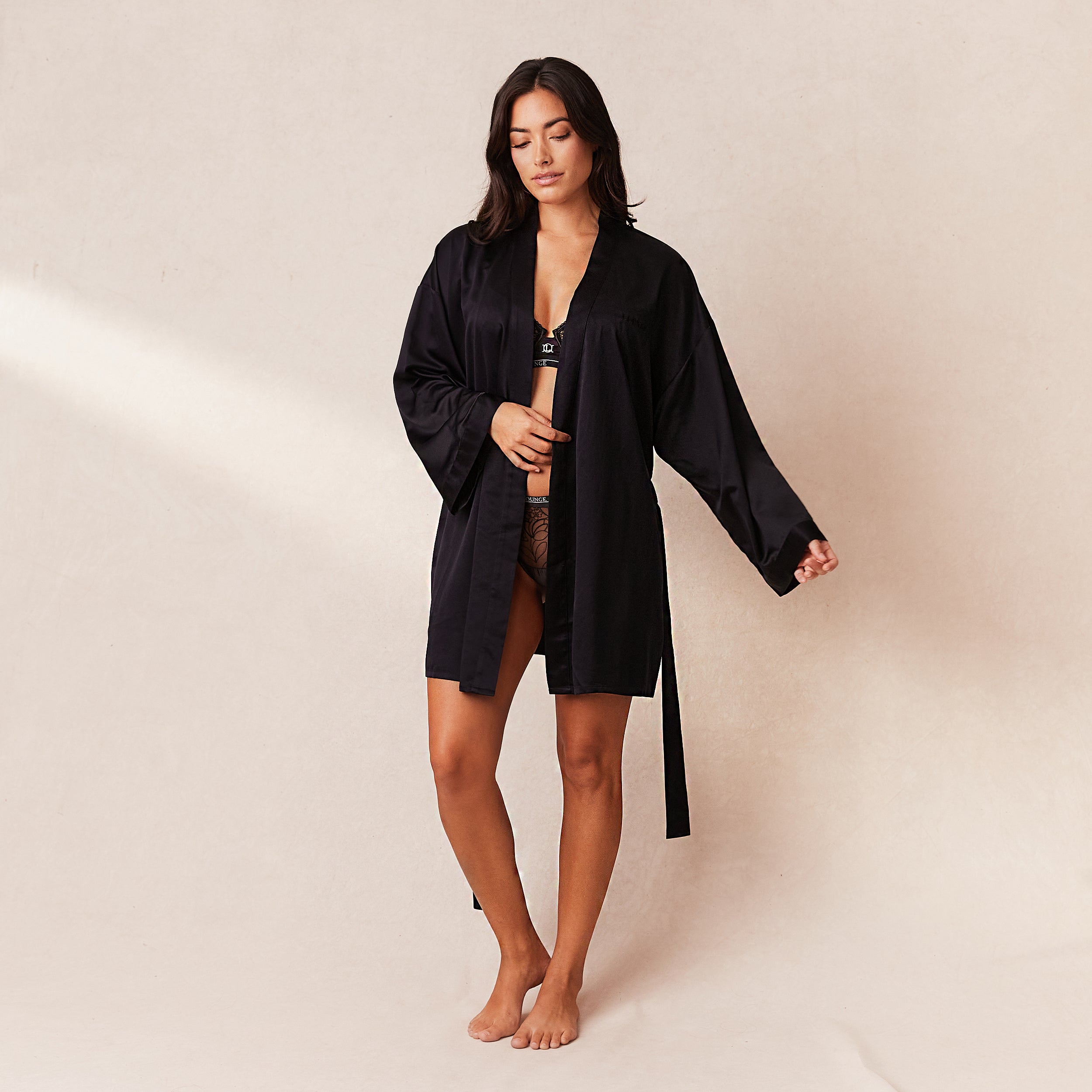 Signature Satijnen Badjas | Samaria, S