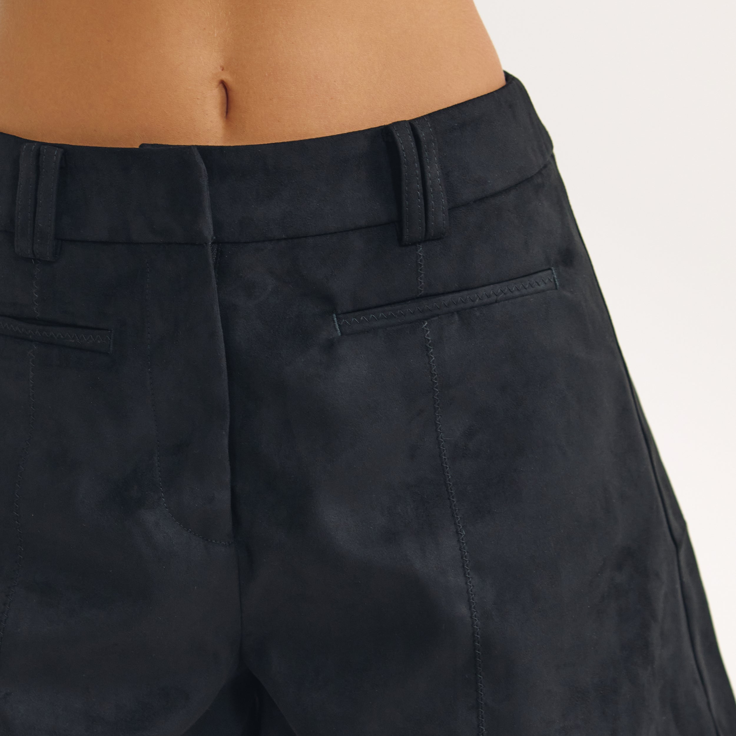 Suedette Shorts | Suedette Shorts - Zwart