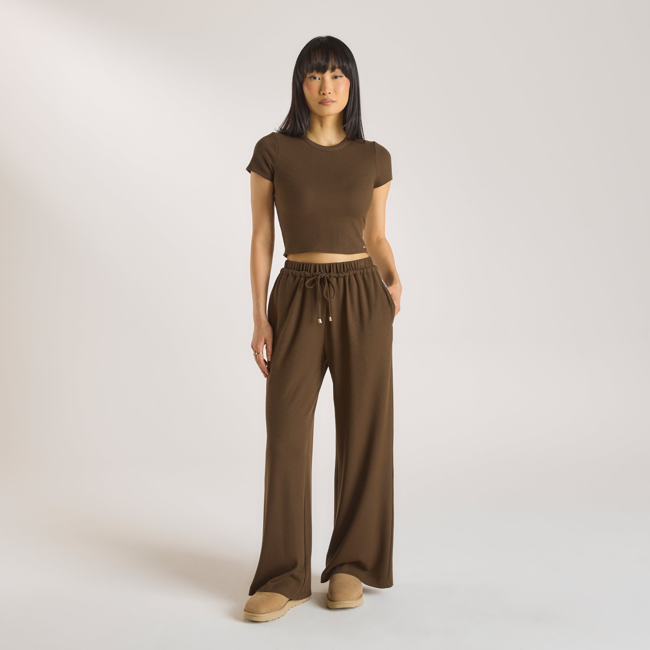 Waffle Baby Tee  | Waffle Baby Tee - Chocolade