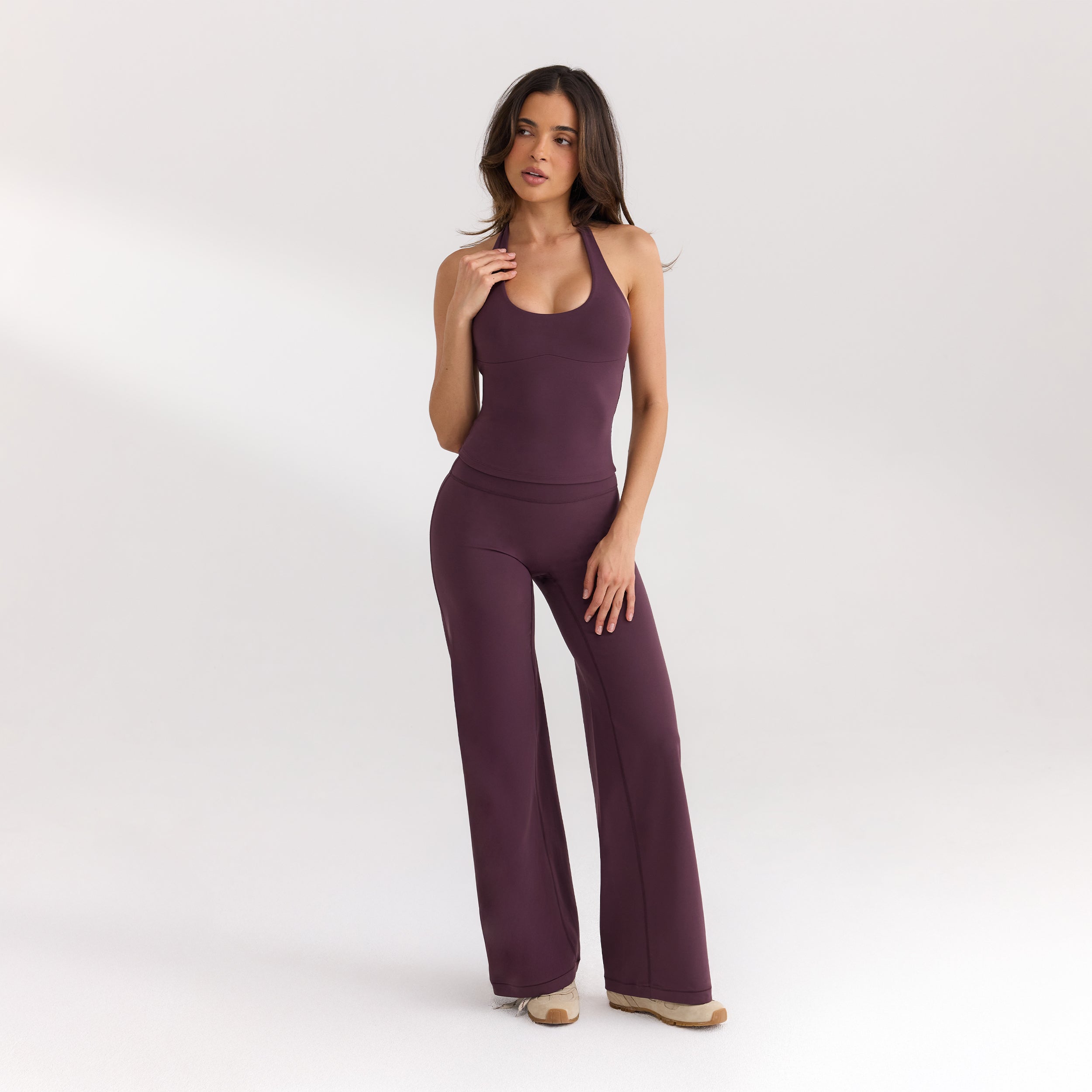 ContourSoft™ Rechte Leggings | ContourSoft™ Rechte Leggings - Kersenrood
