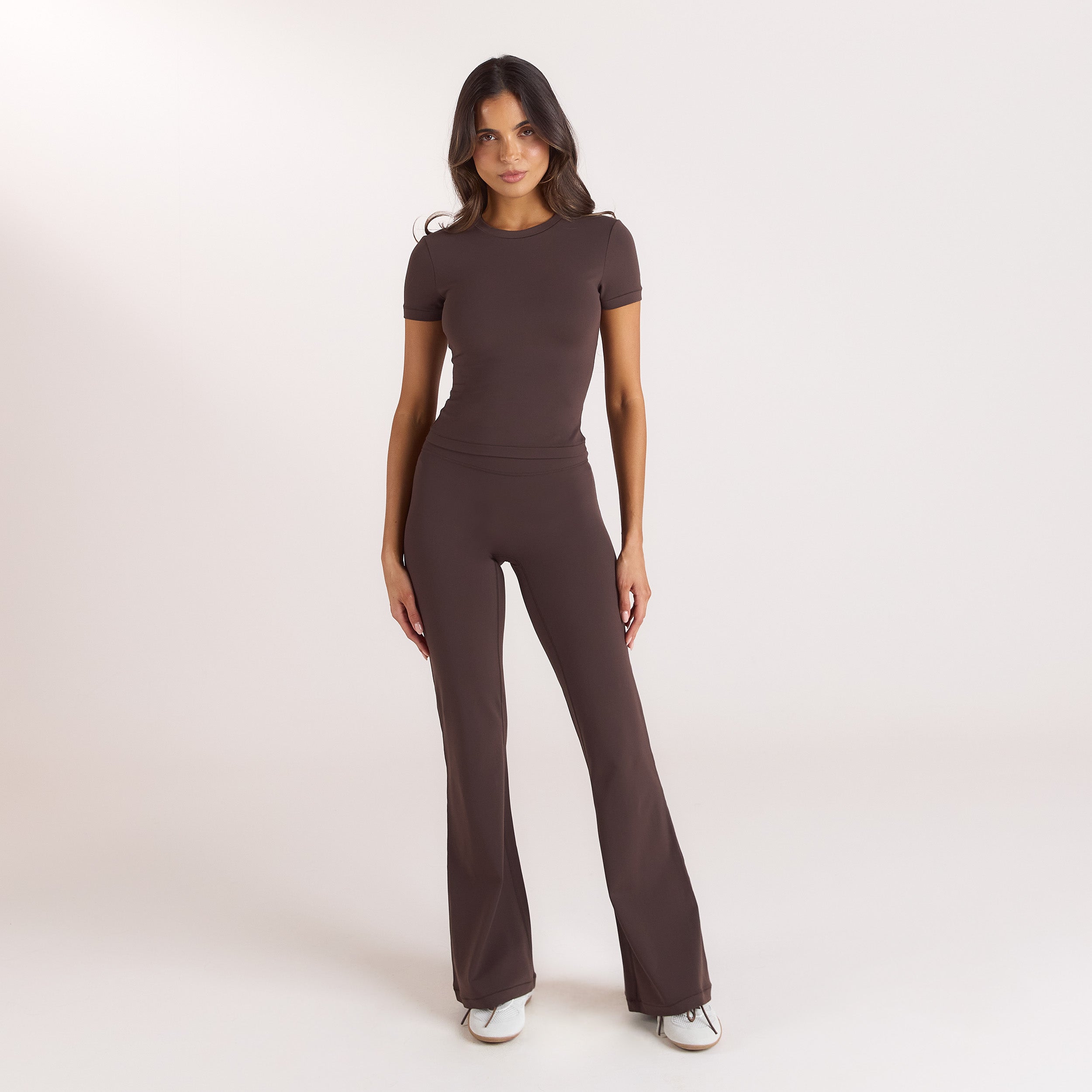 ContourSoft Uitlopende Leggings | ContourSoft Uitlopende Leggings - Donker Chocoladekleurig