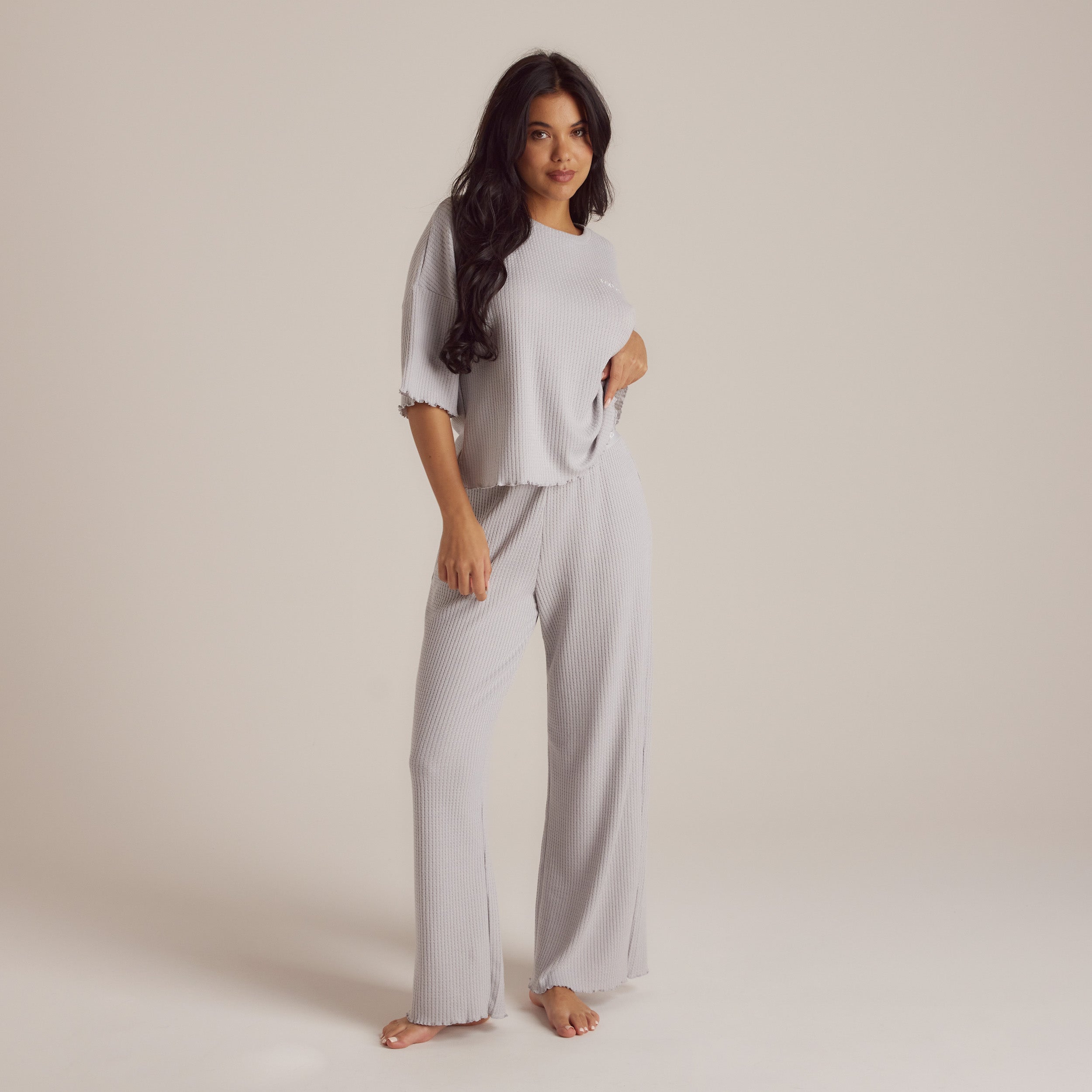 Soft Waffle Pyjama Broek | Imaani, S