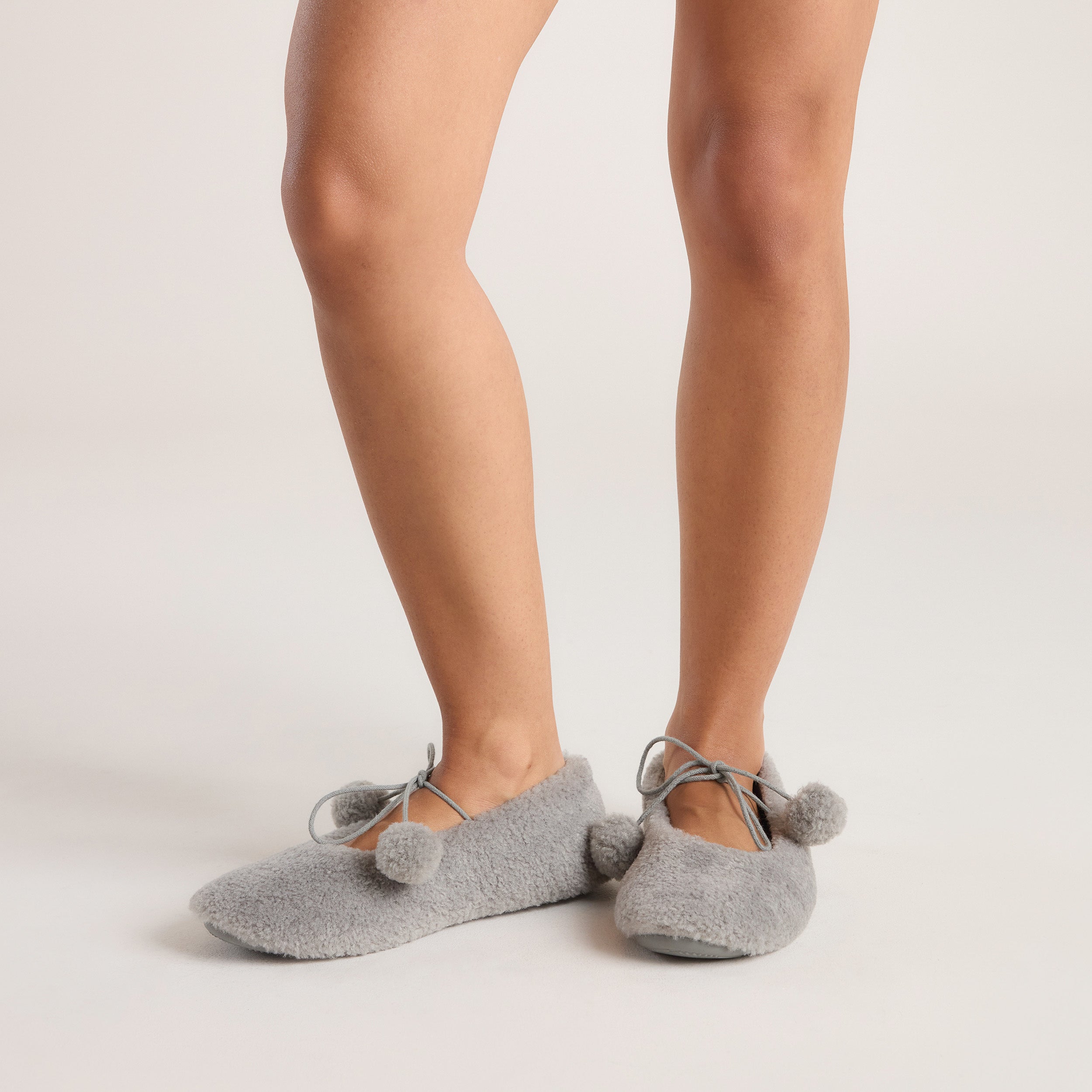 Poppy Balletpantoffels | Poppy Balletpantoffels - Grijs