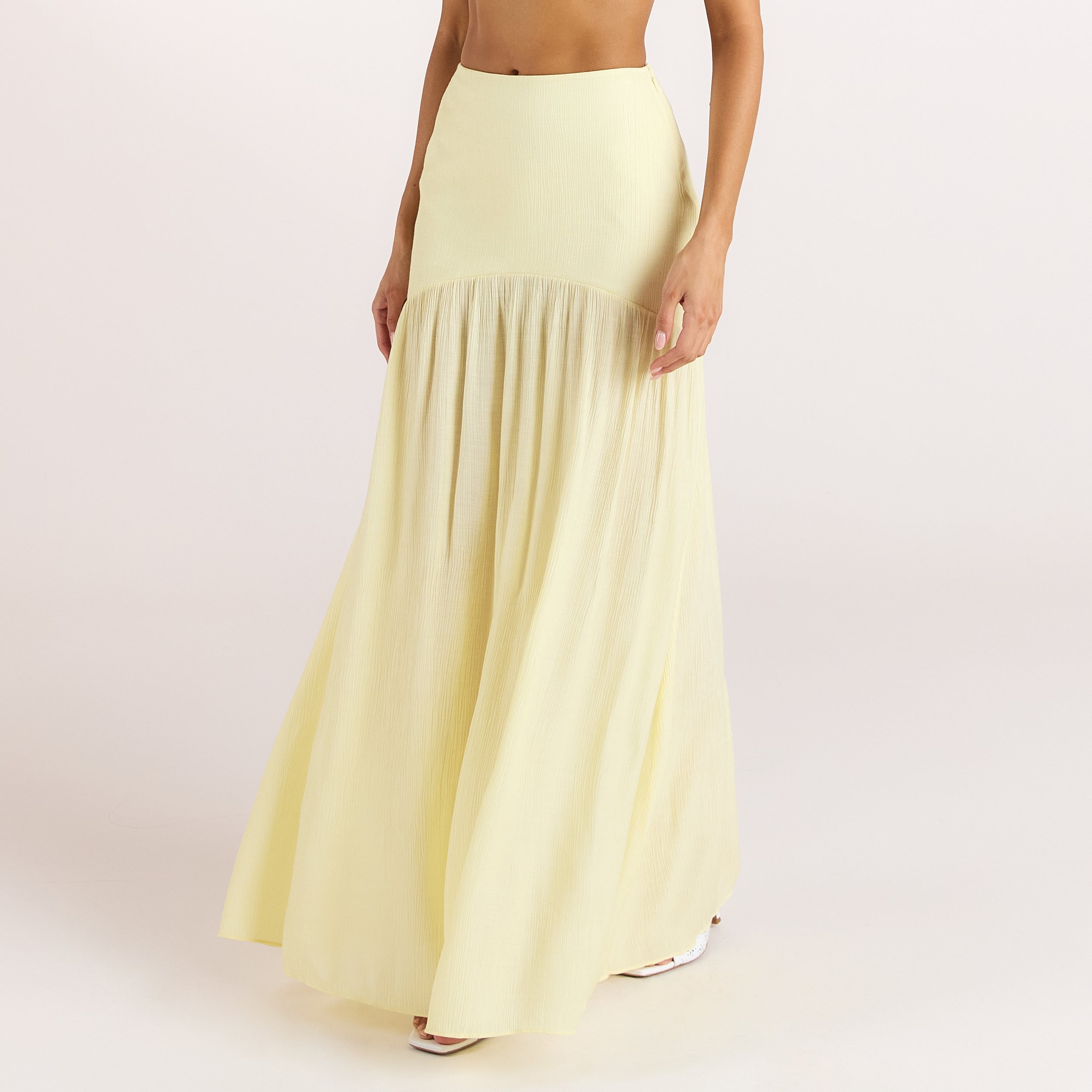 Sheer Maxi-rok | Sheer Maxi-rok - Citroen