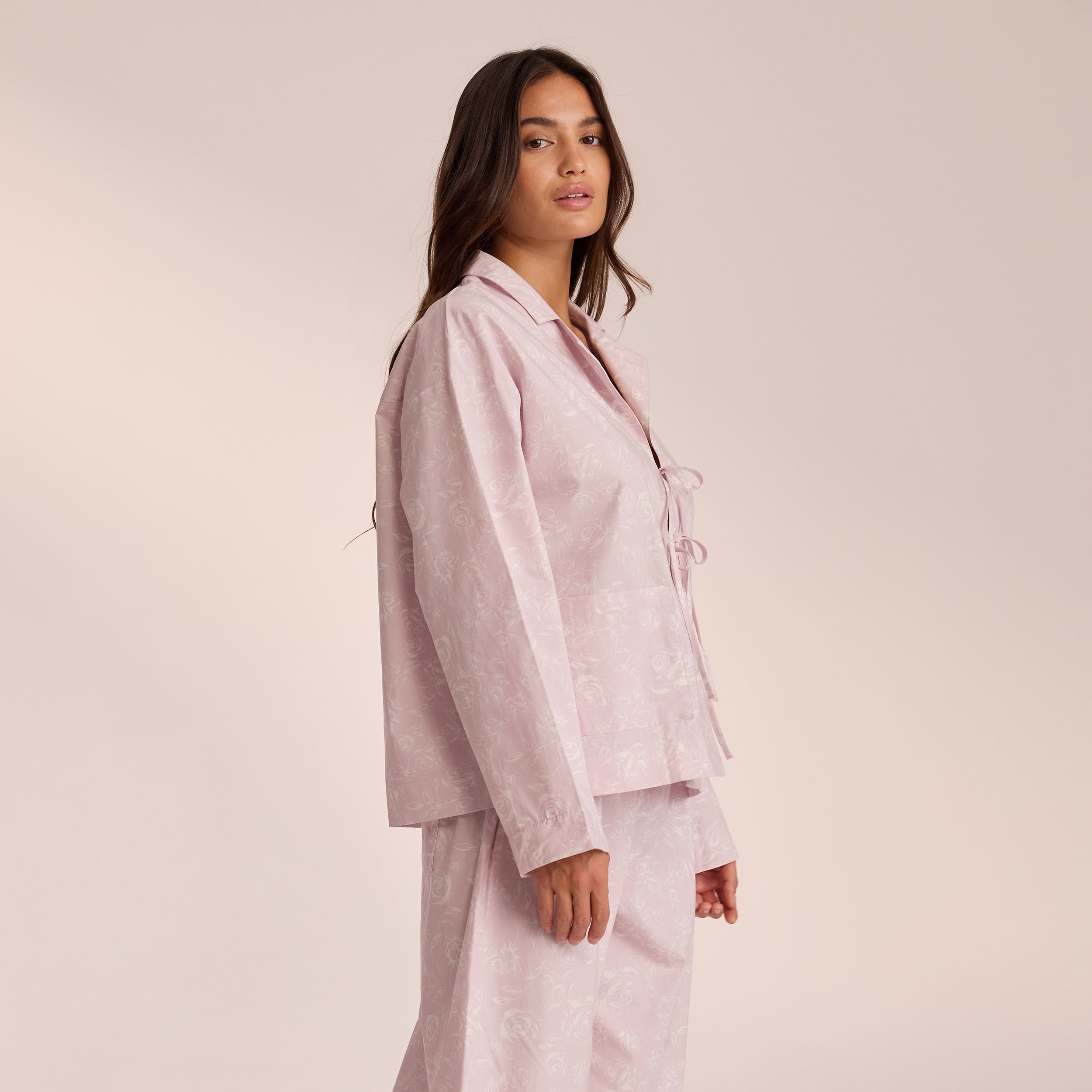 Katoenen Pyjama Shirt  | Ava, XS