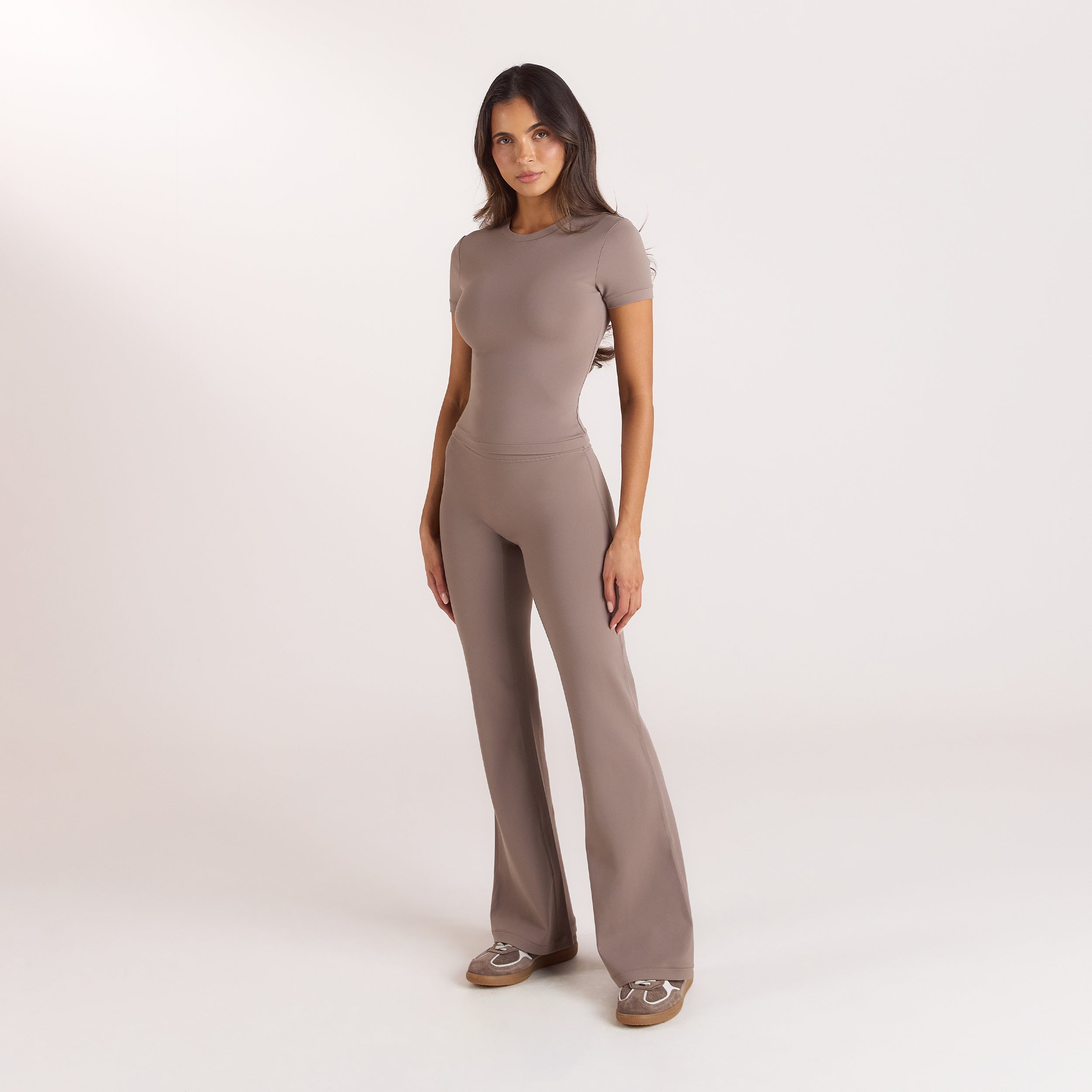 ContourSoft Uitlopende Leggings | ContourSoft Uitlopende Leggings - Paddenstoelkleurig