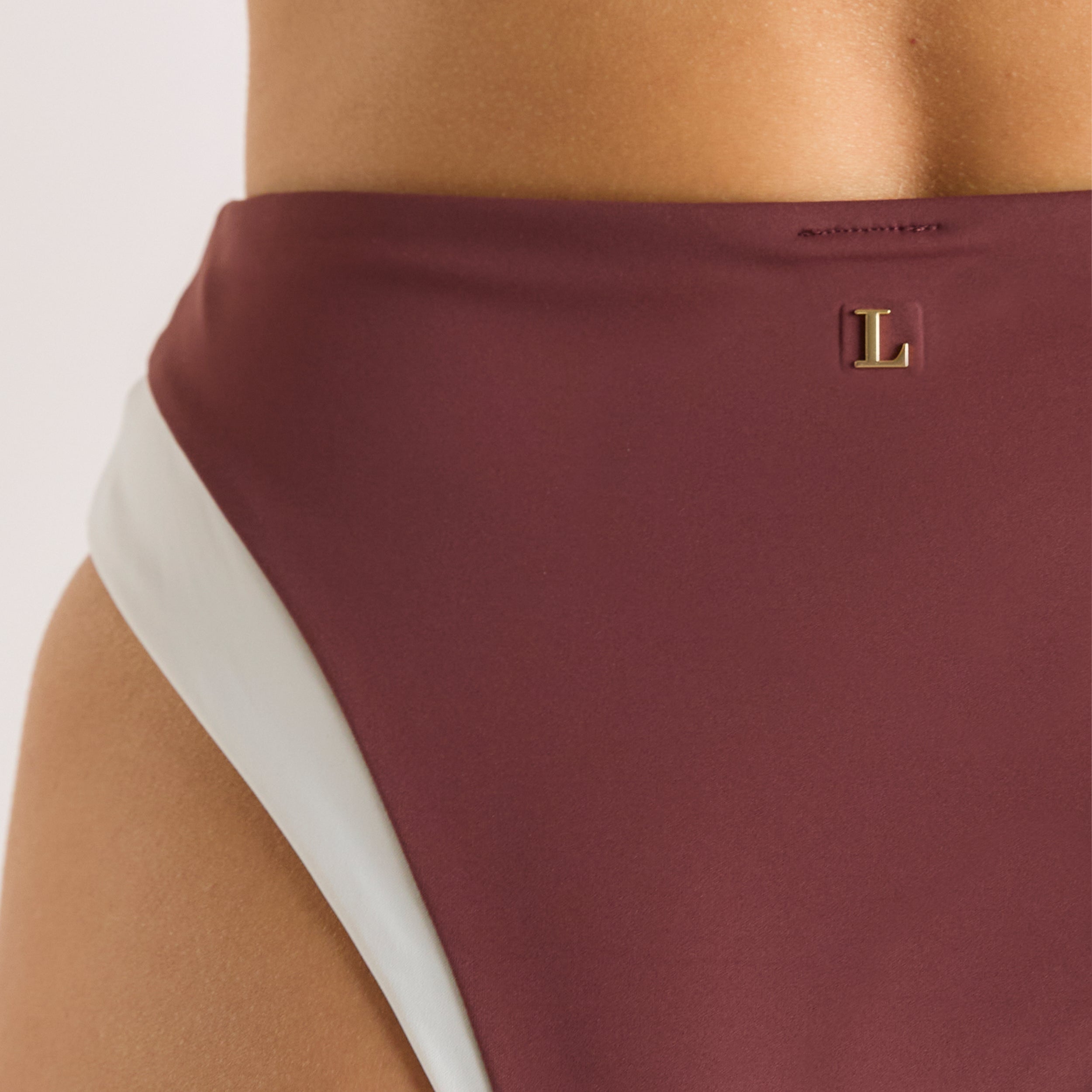 Monaco High-Waisted Brazilian Bikini Slip | Monaco High-Waisted Brazilian Bikini Slip - Pruim