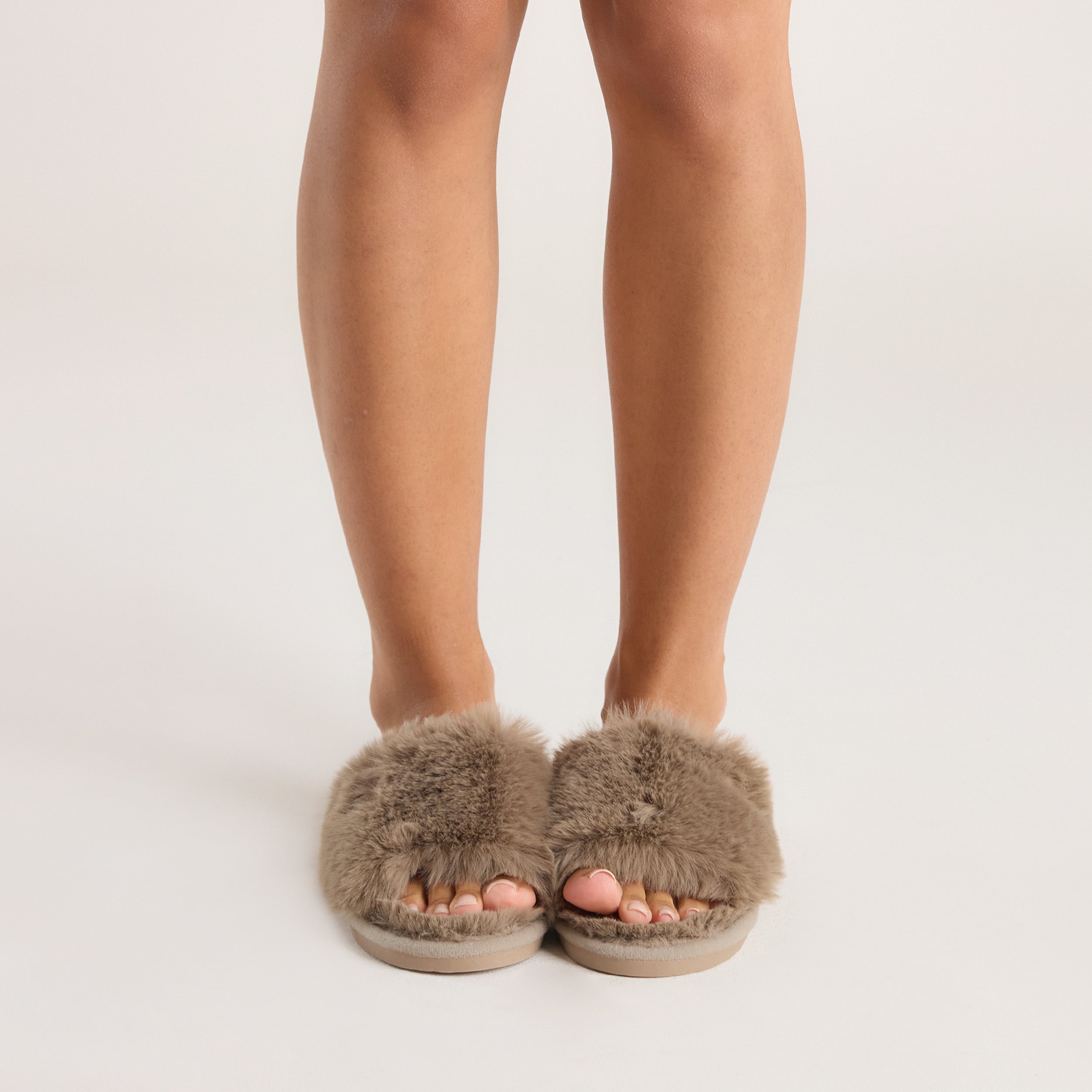 Scarlett Pantoffels | Scarlett Pantoffels - Taupe