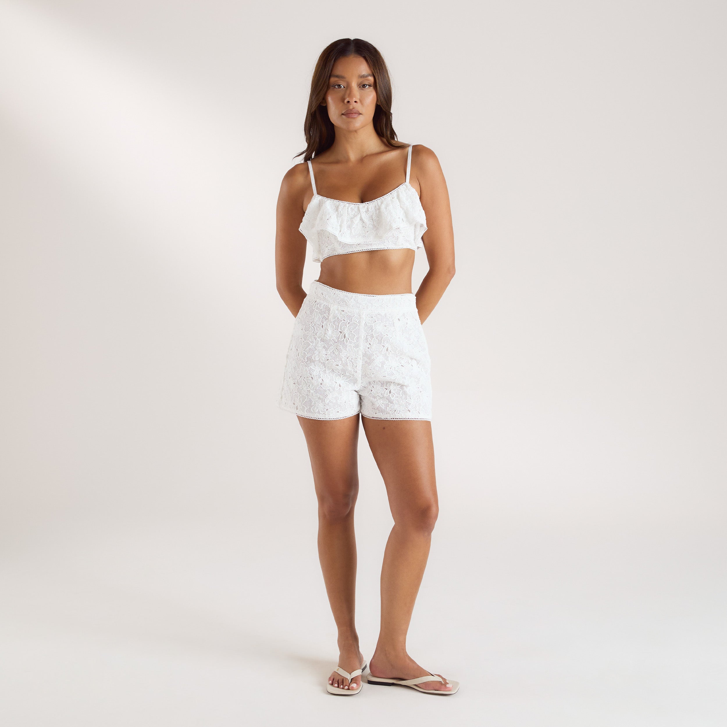 Lace Bralette | Lace Bralette - Wit