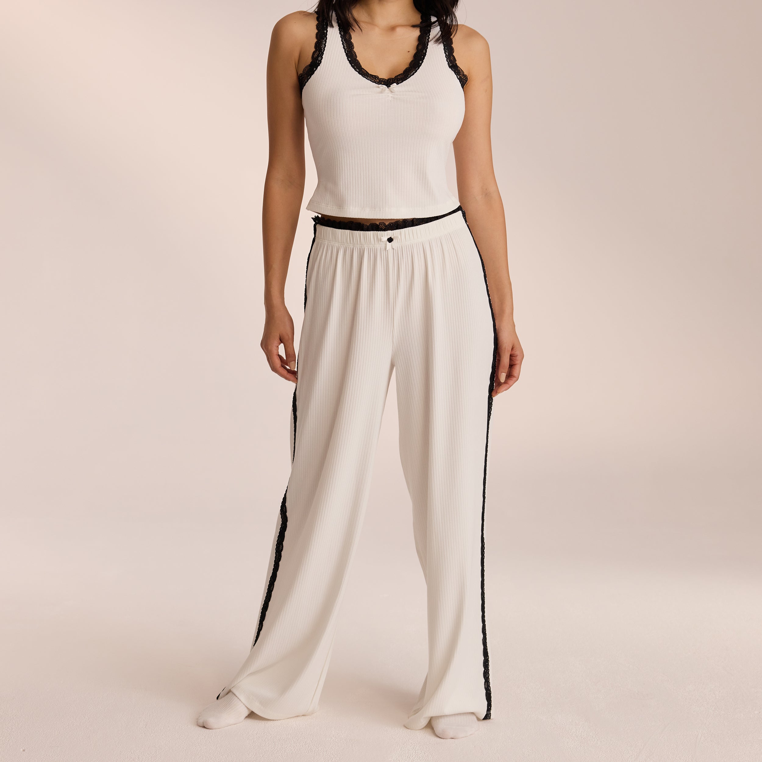 Kanten Pyjamabroek  | Miki, S