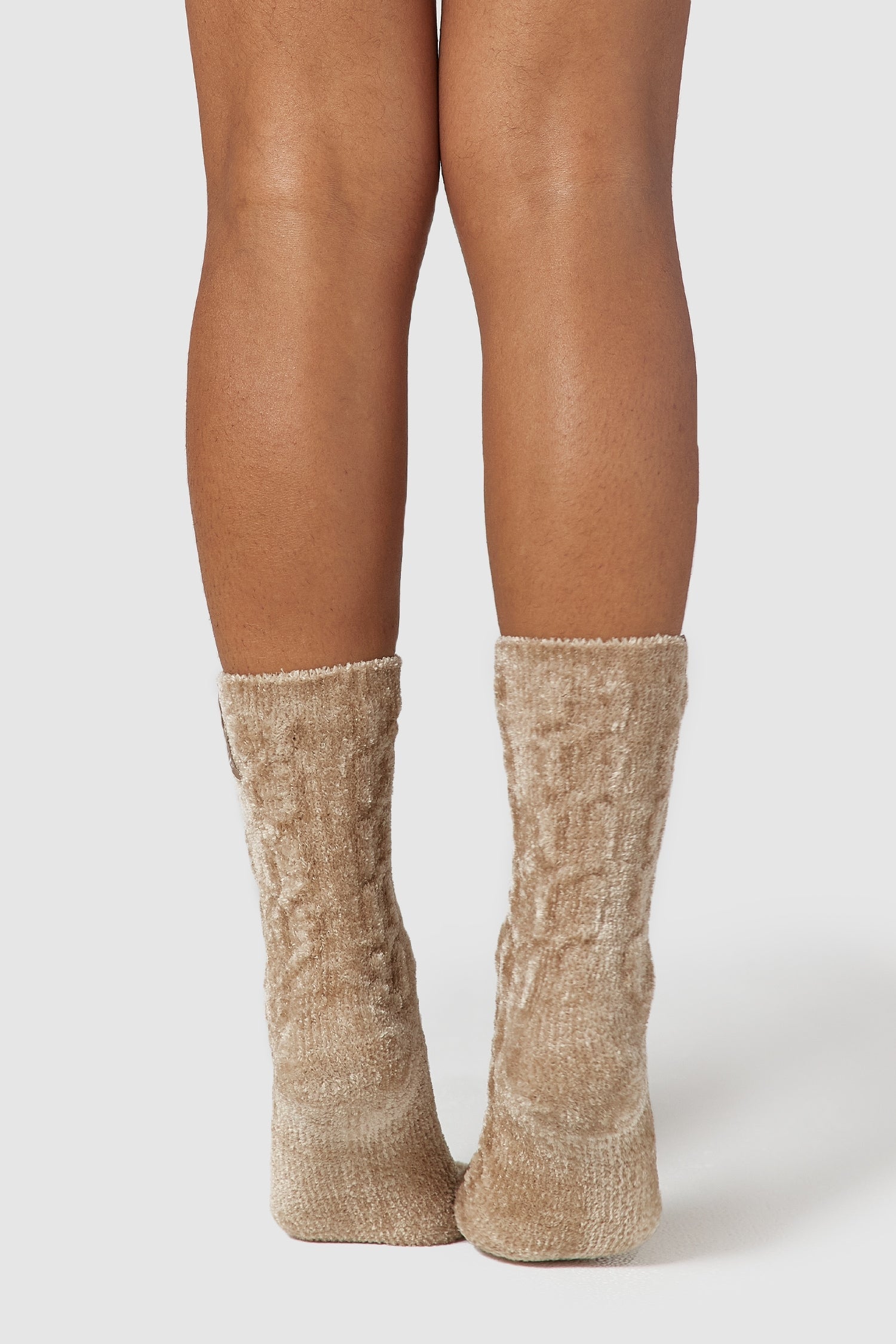 Chenille Gebreide Sokken | Aslayy, S-M