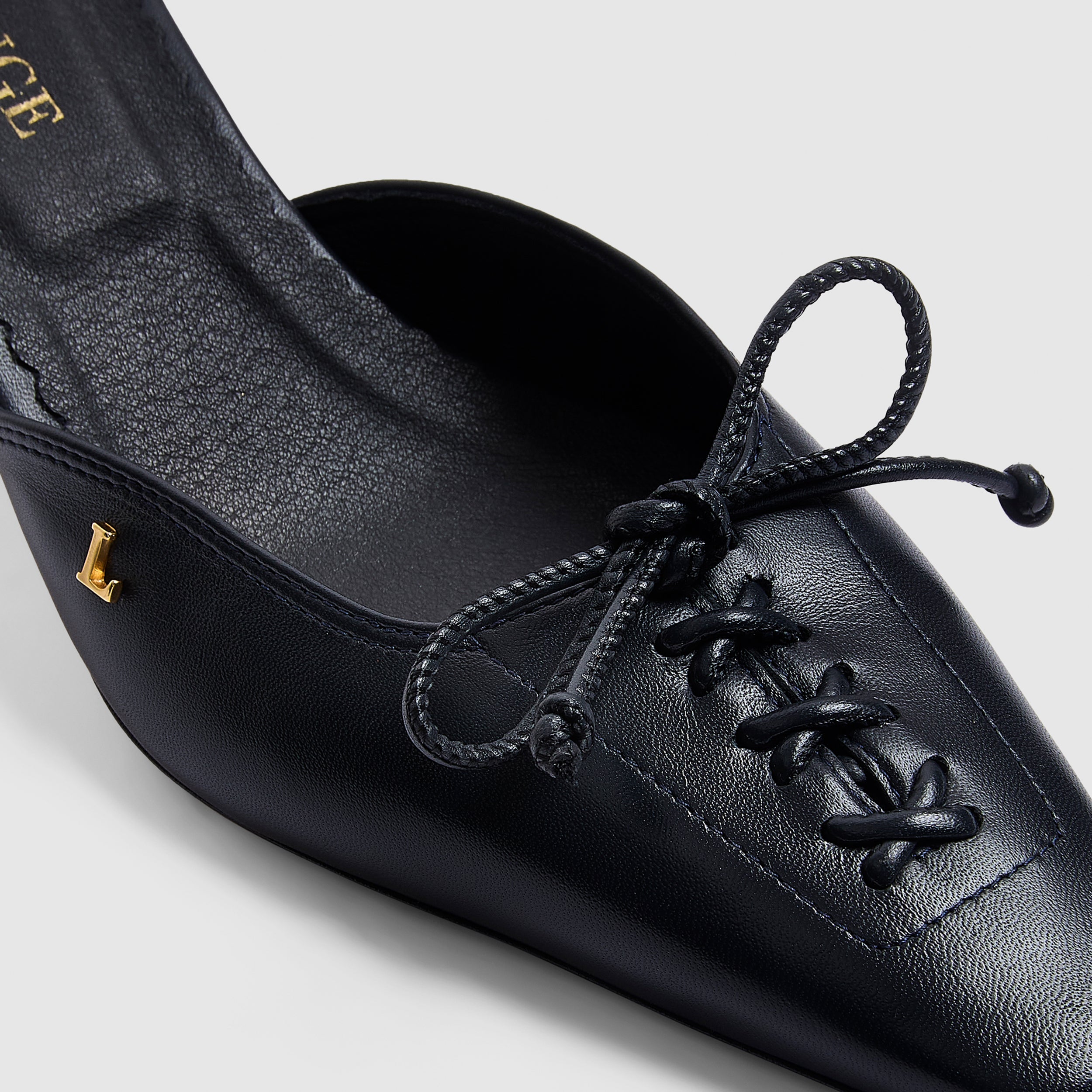 Annabelle Kitten Heels | Annabelle Kitten Heels - Zwart